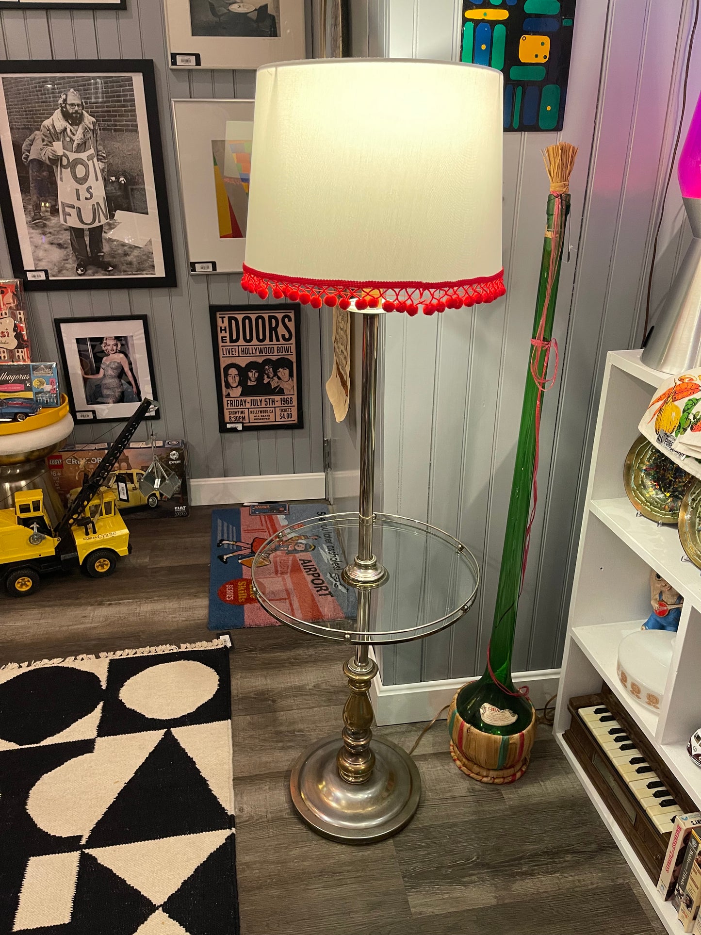 Floor Lamp Glass Table