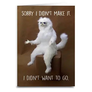 Sorry Meme Card