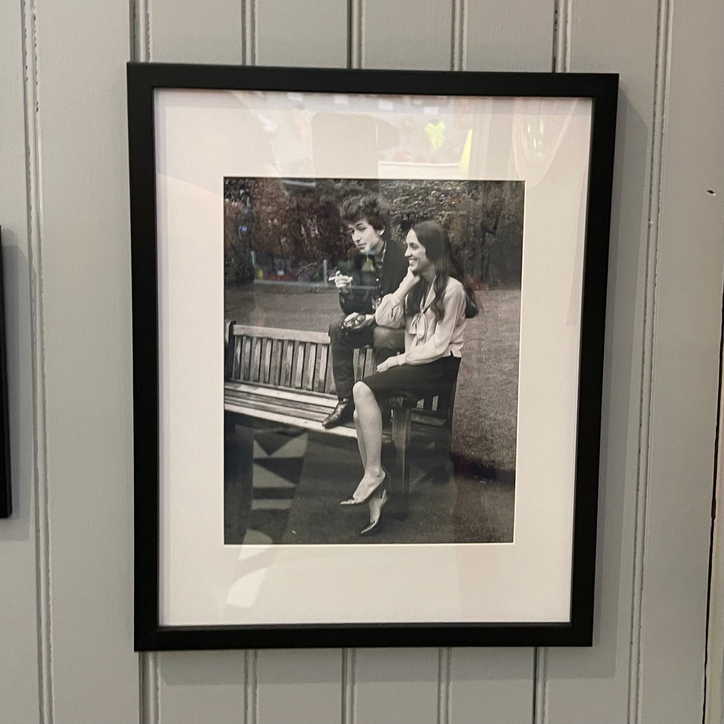 Bob Dylan and Joan Baez Framed Photo Print