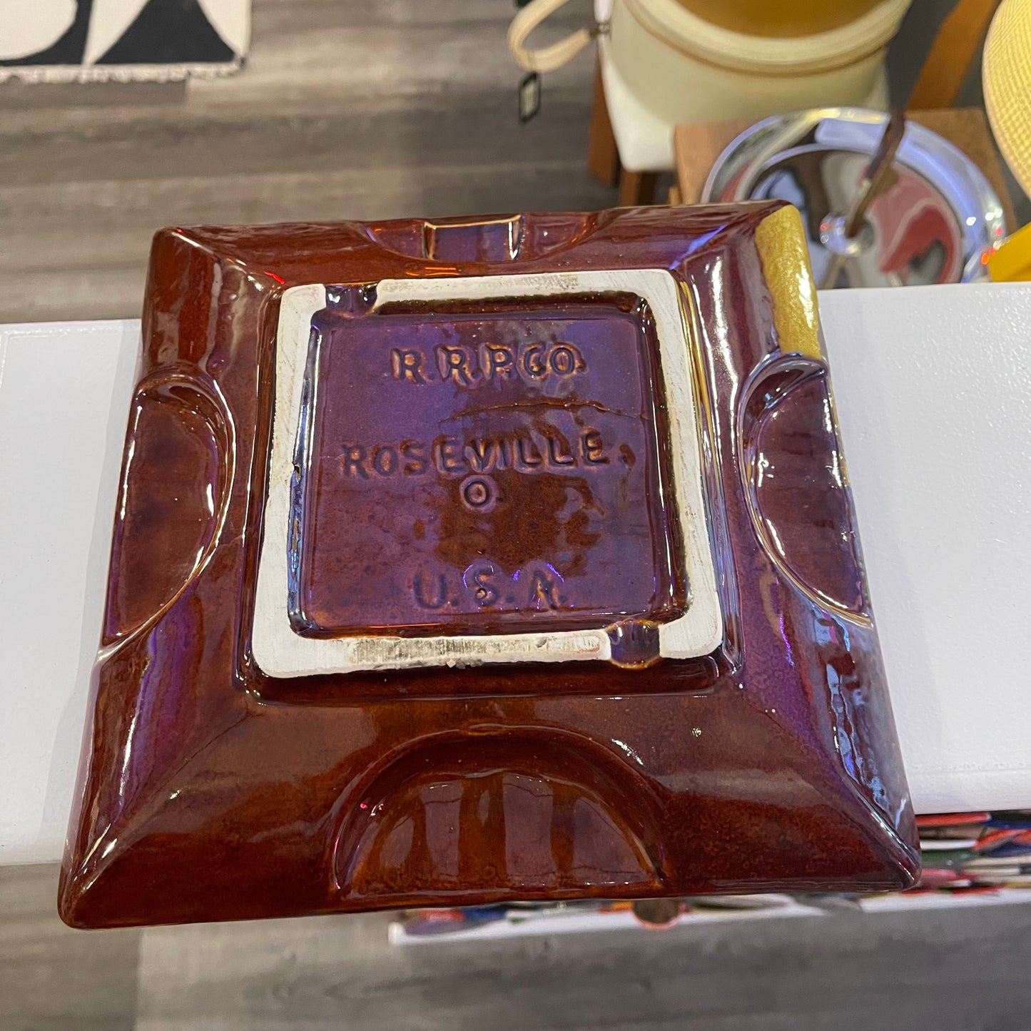 Roseville Pottery Ashtray
