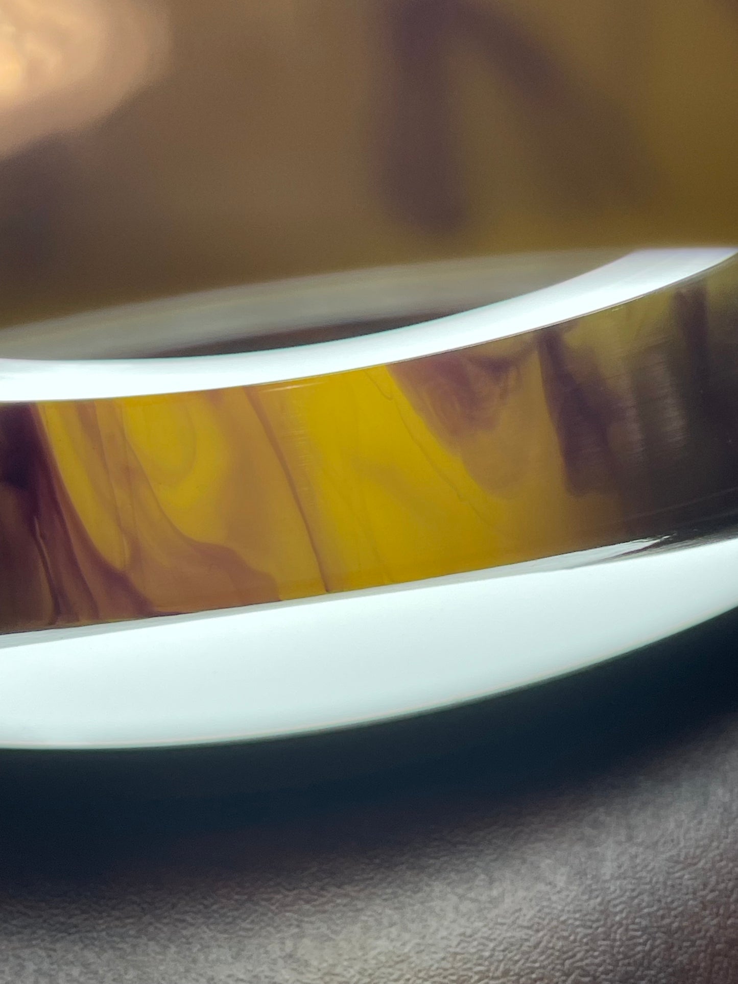 Bakelite and Wood Bangle Bracelet