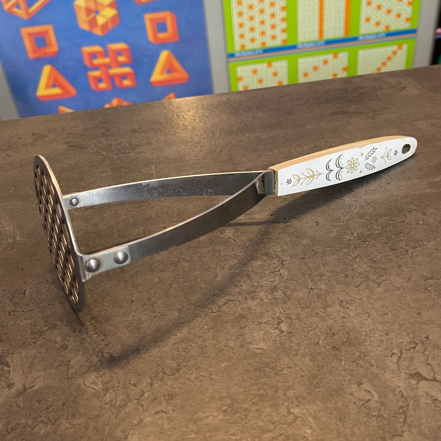Flint Arrowhead Potato Masher
