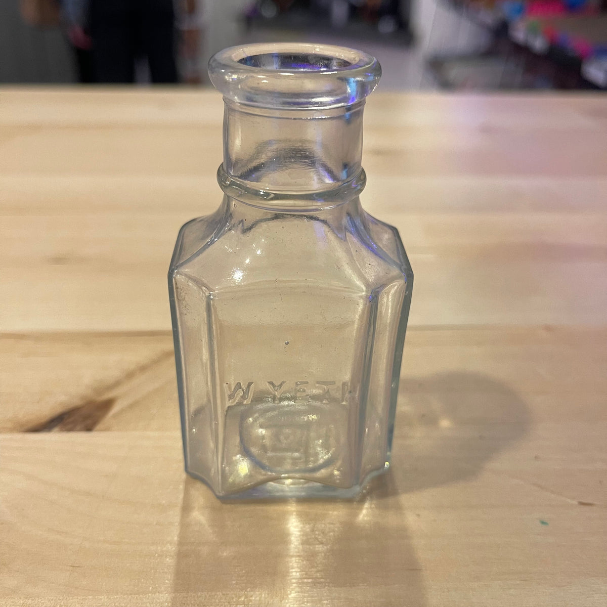 Glass Wyeth Pharmaceutical Bottle