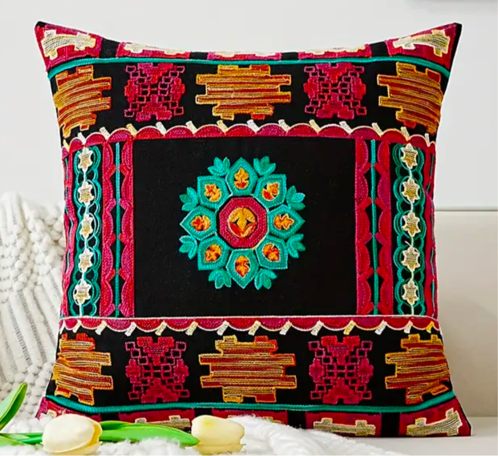 Embroidered Pillow