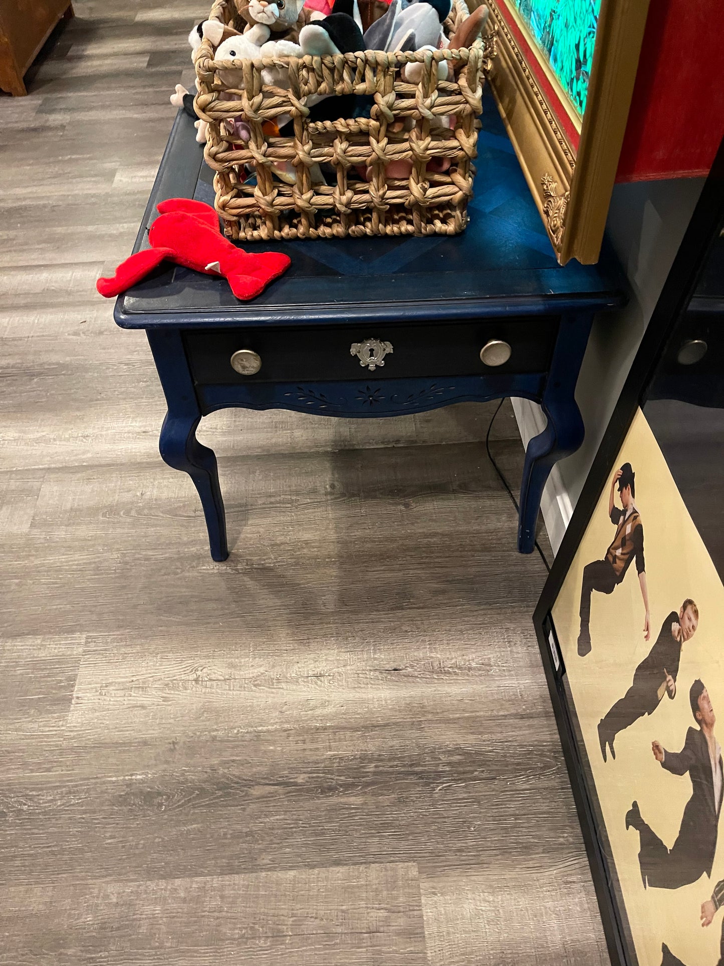 Blue Painted Table