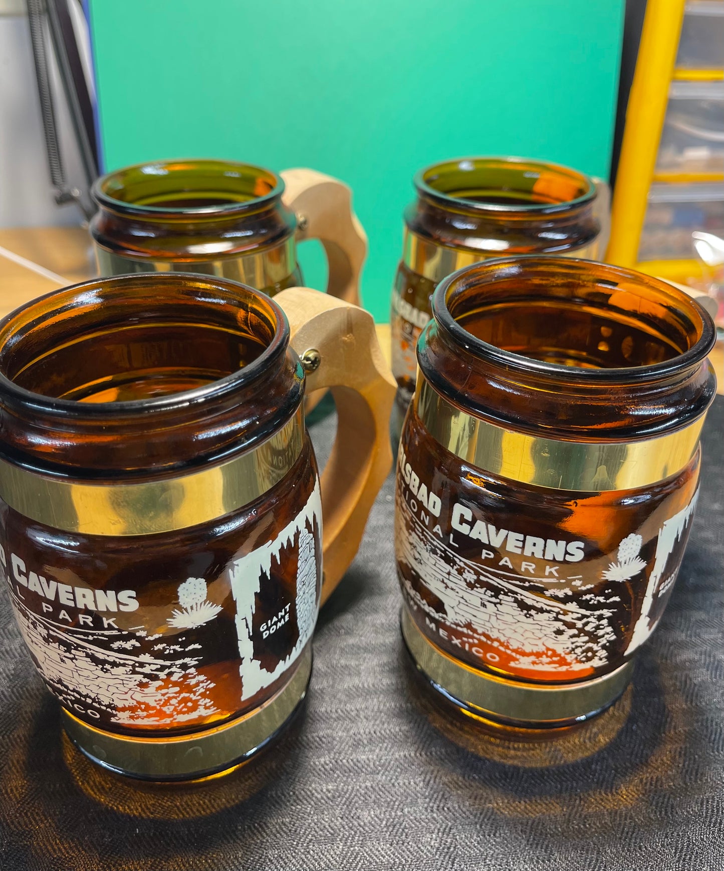 Set of 4 Carlsbad Cavern Mugs