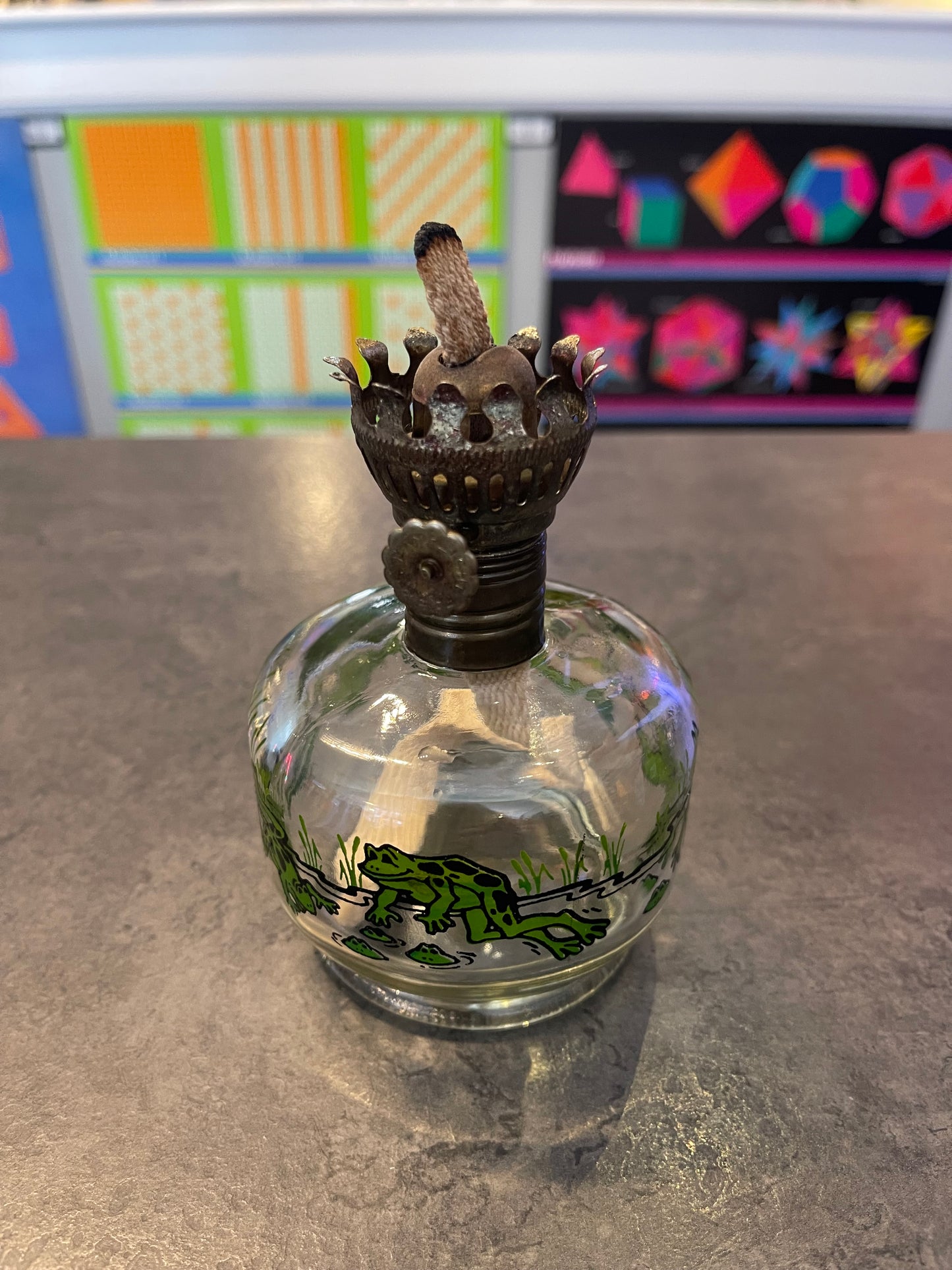 Lamplight Farms Frog Oil Lamp Base