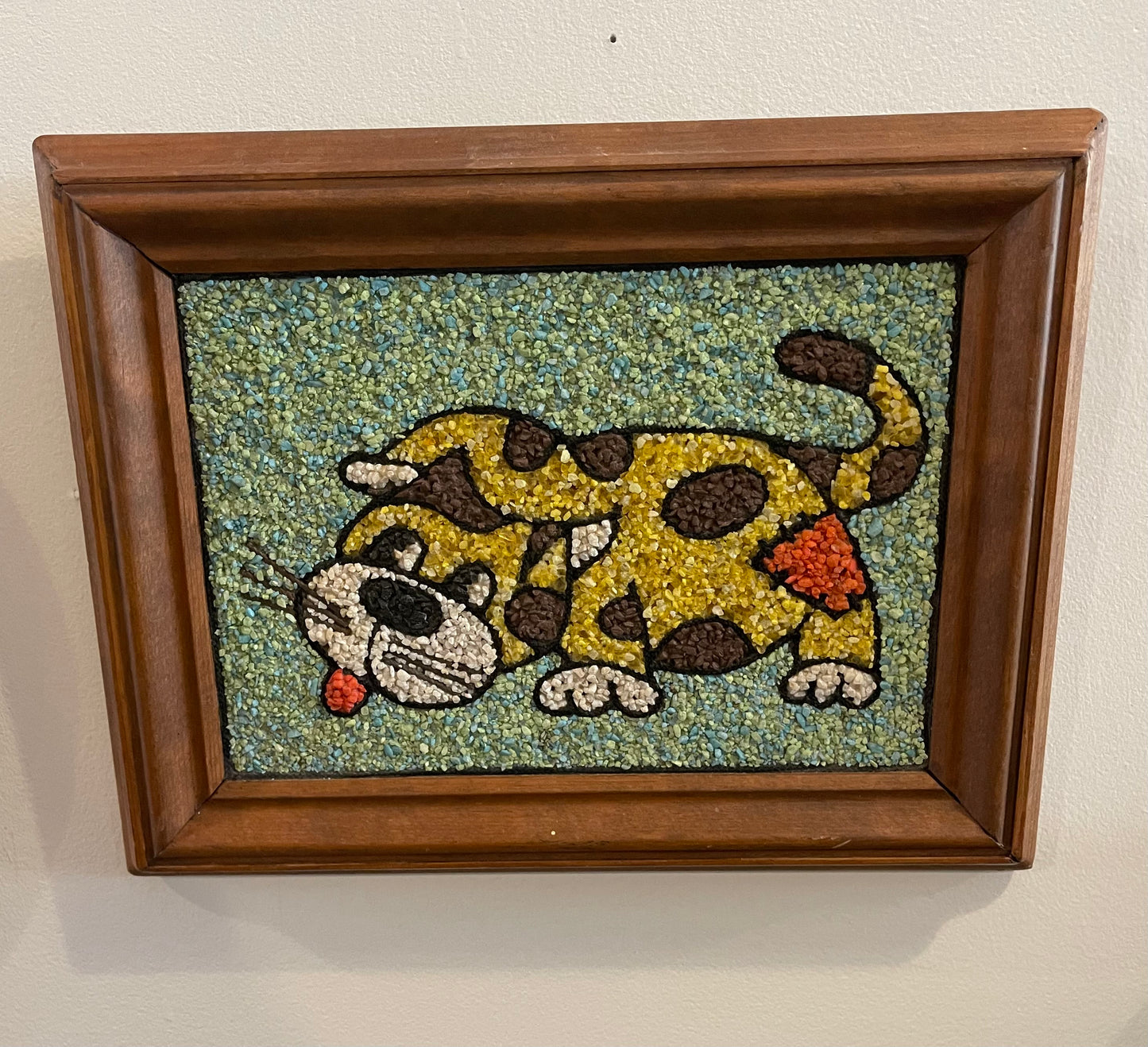 Cat Pebble Art