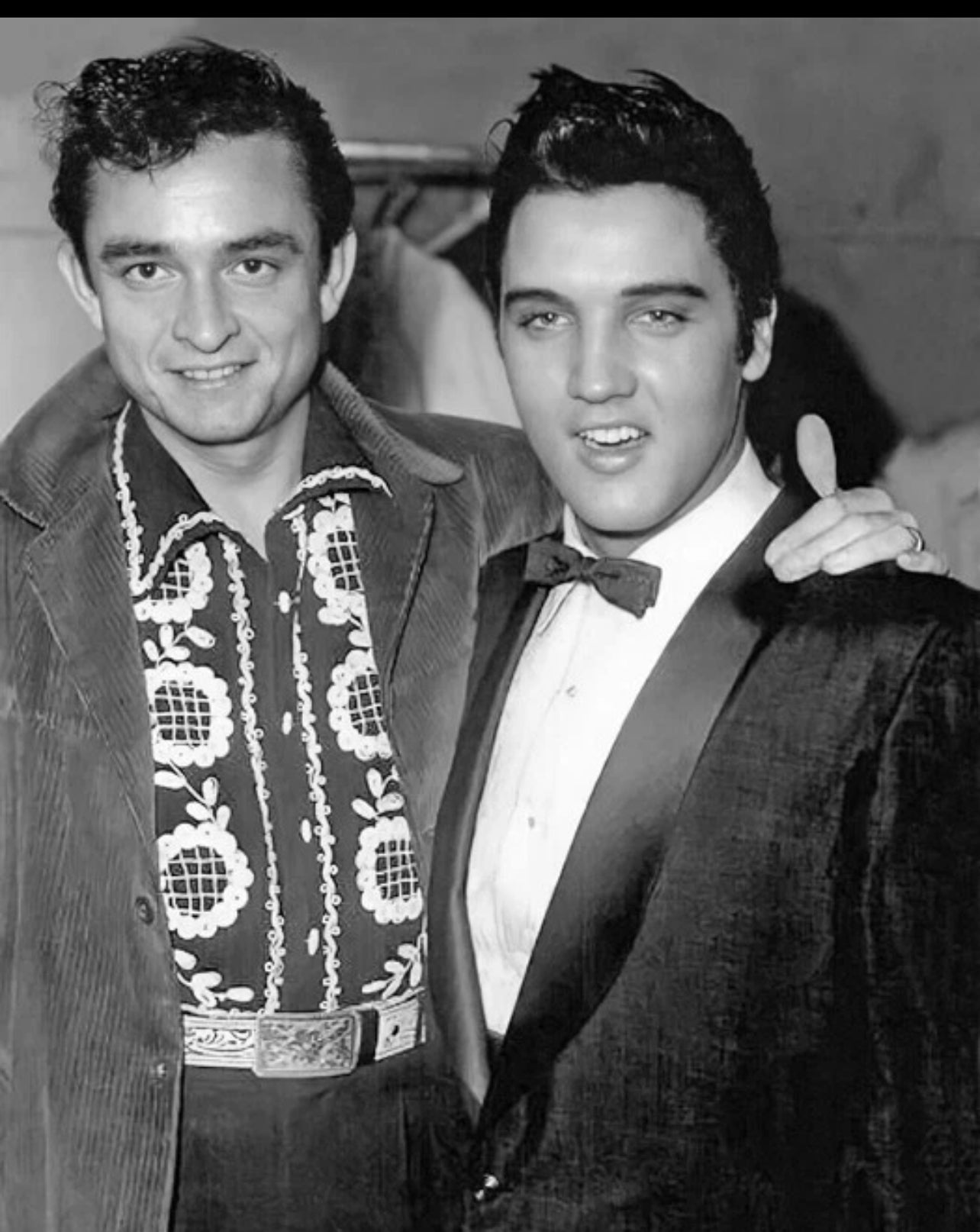 Elvis and Cash Framed Photo Print