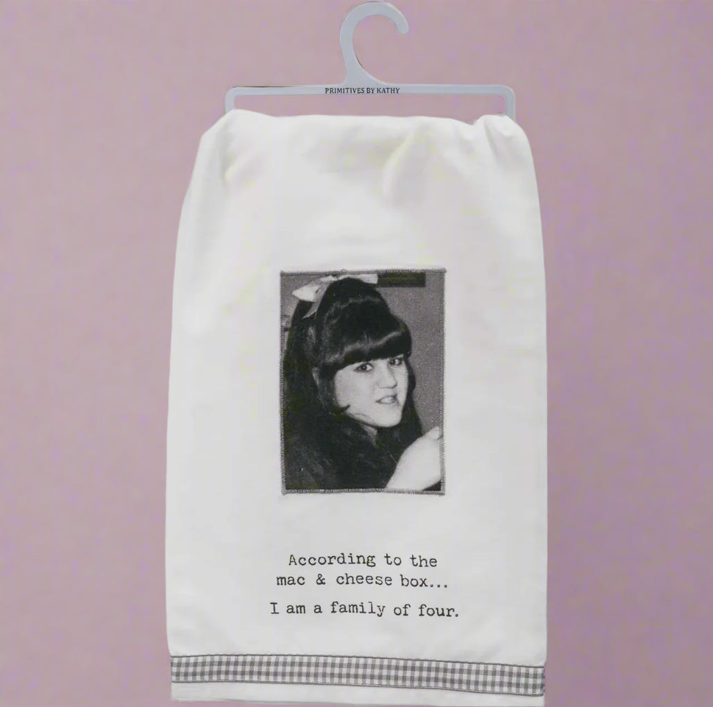 Family of Four Dish Towel
