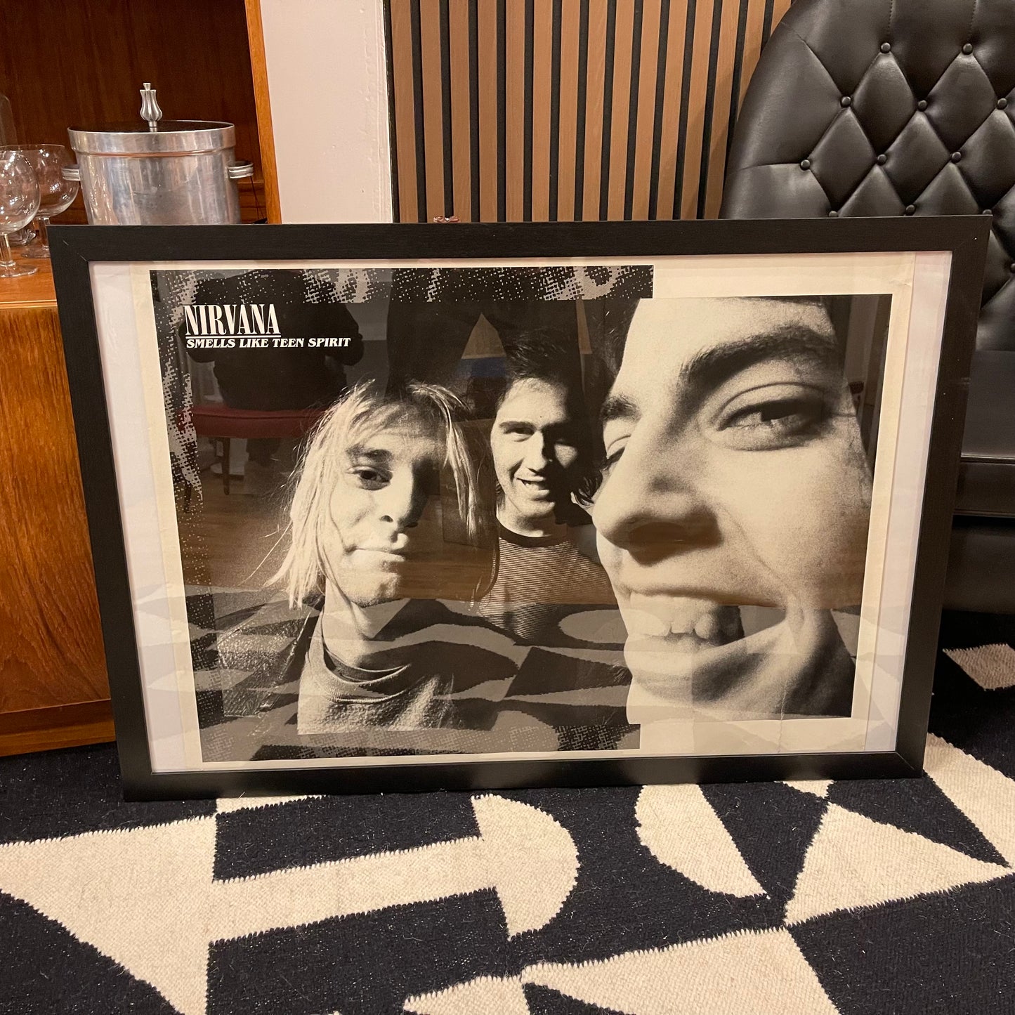 Framed Nirvana Teen Spirit Poster