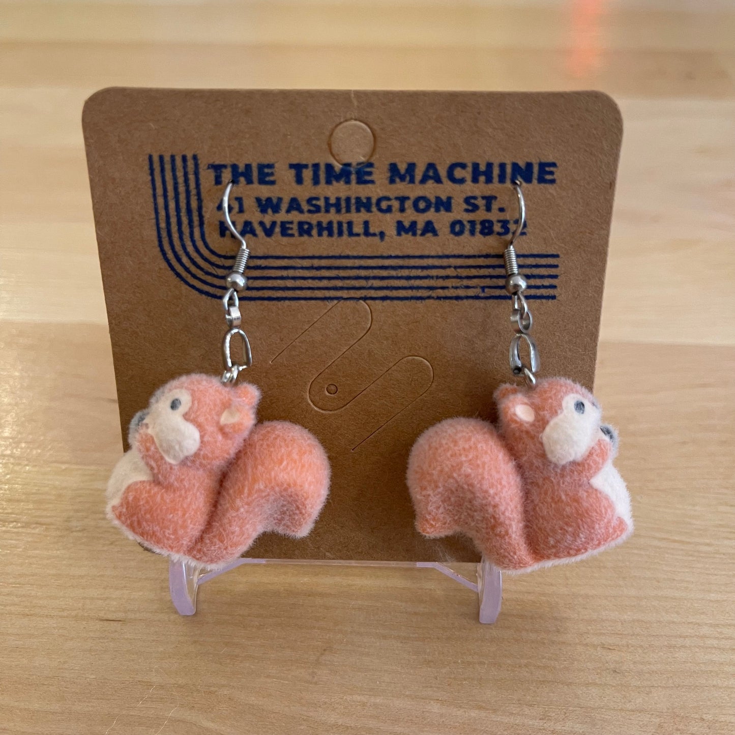 Fuzzy Squirrel Earrings