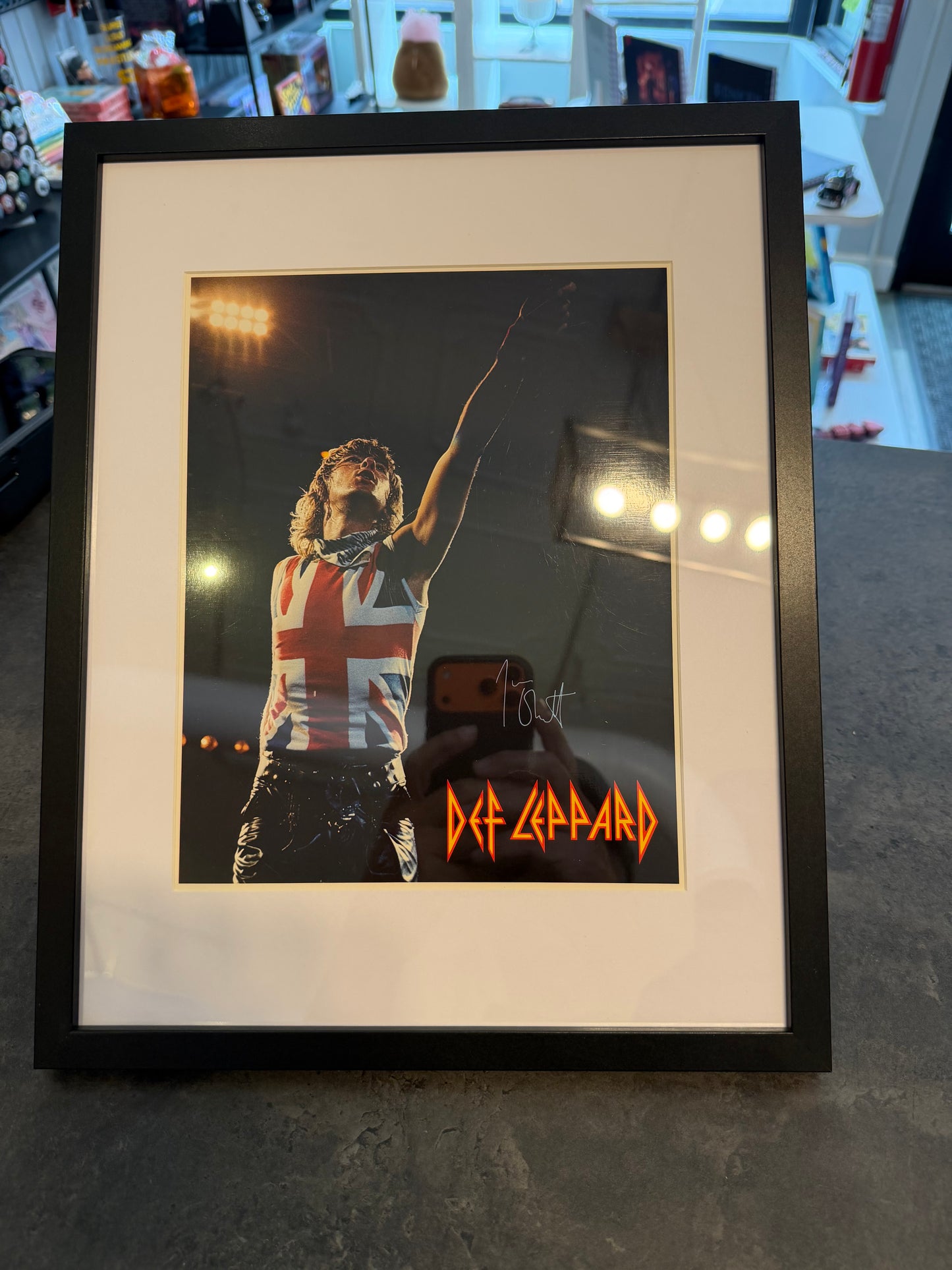 Framed Def Leopard Joe Elliott Photo Print