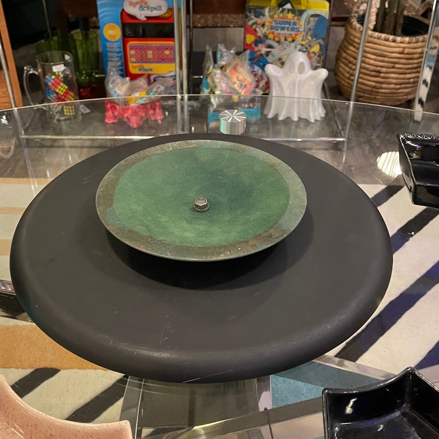 California Pottery W. Frazier Lazy Susan Serving Set