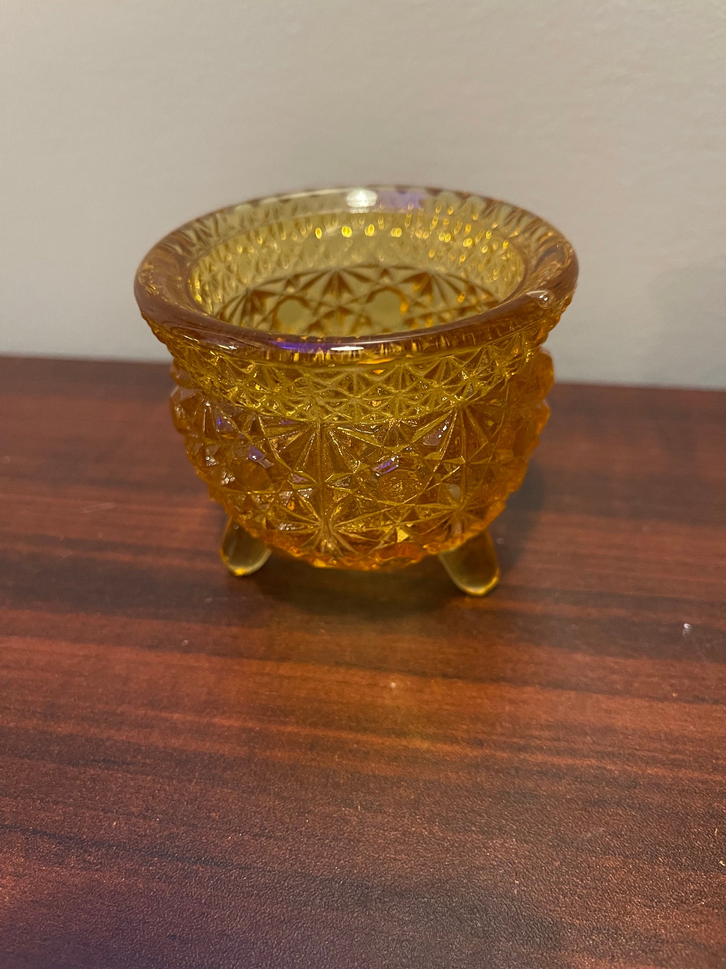 Yellow Glass Cauldron
