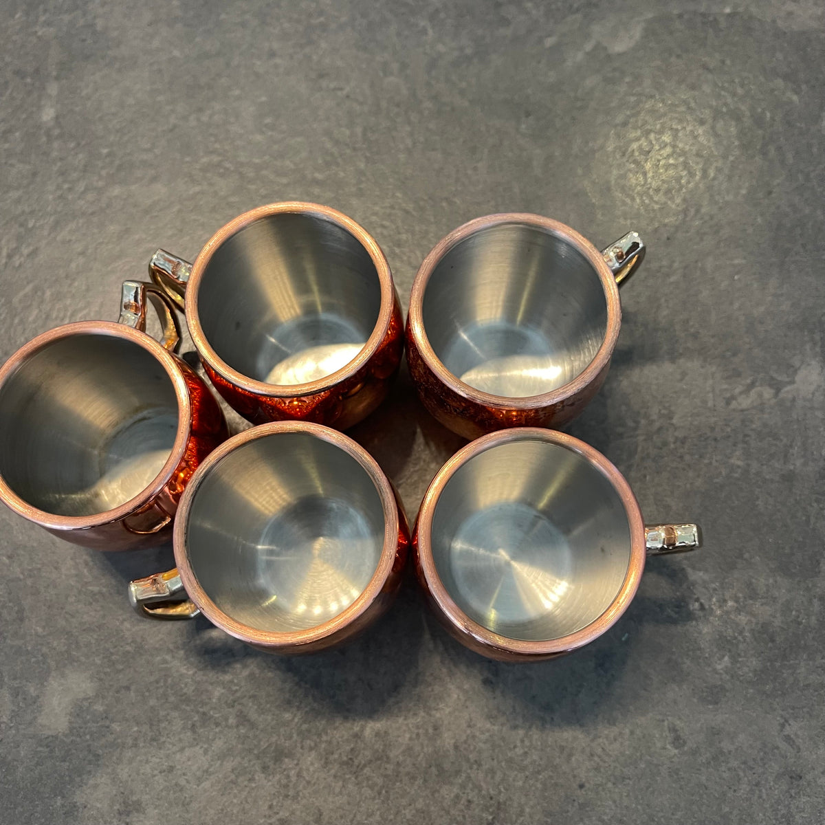 Set of 5 Copper Shot Glass