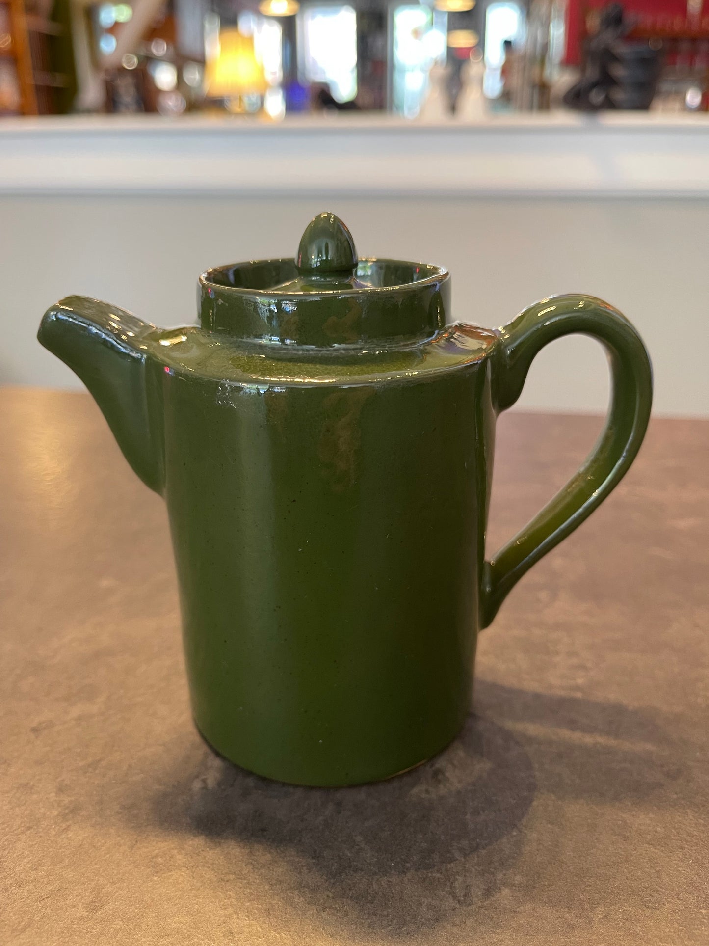 Green Handmade Teapot