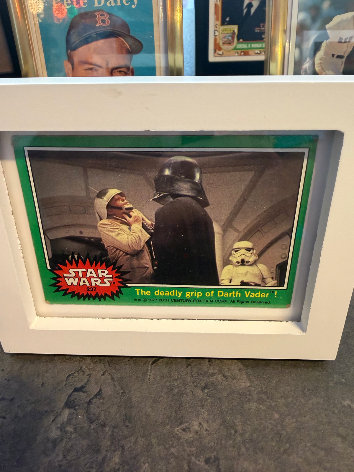 Death Grip Vader Card Framed