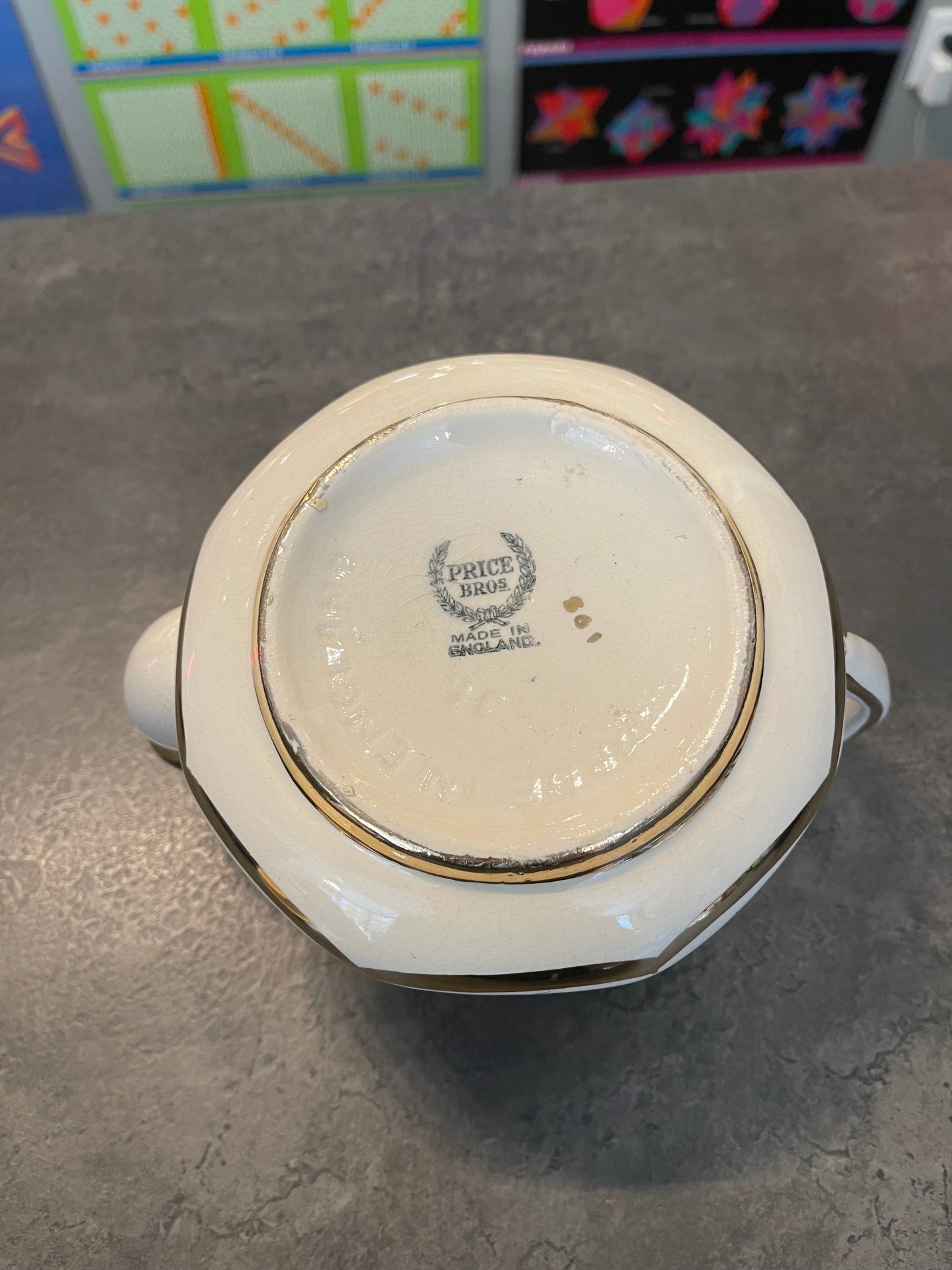 Price Bros Gilded Teapot