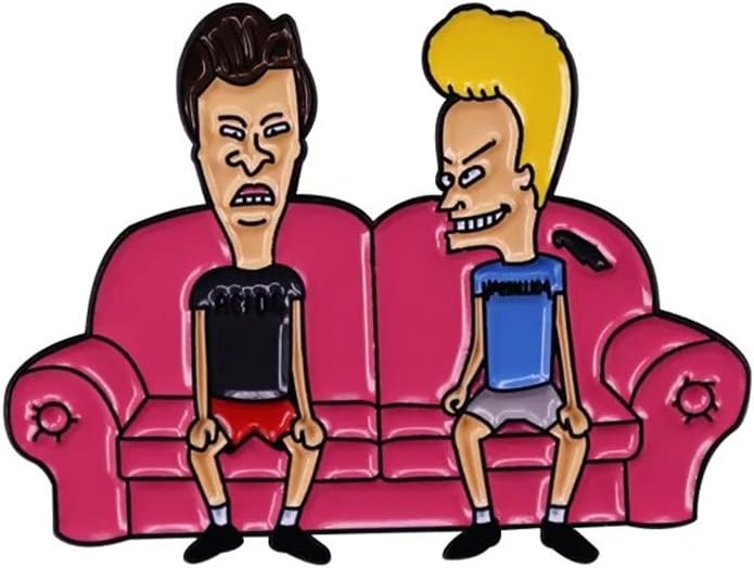 Beavis and Butthead Enamel Pin
