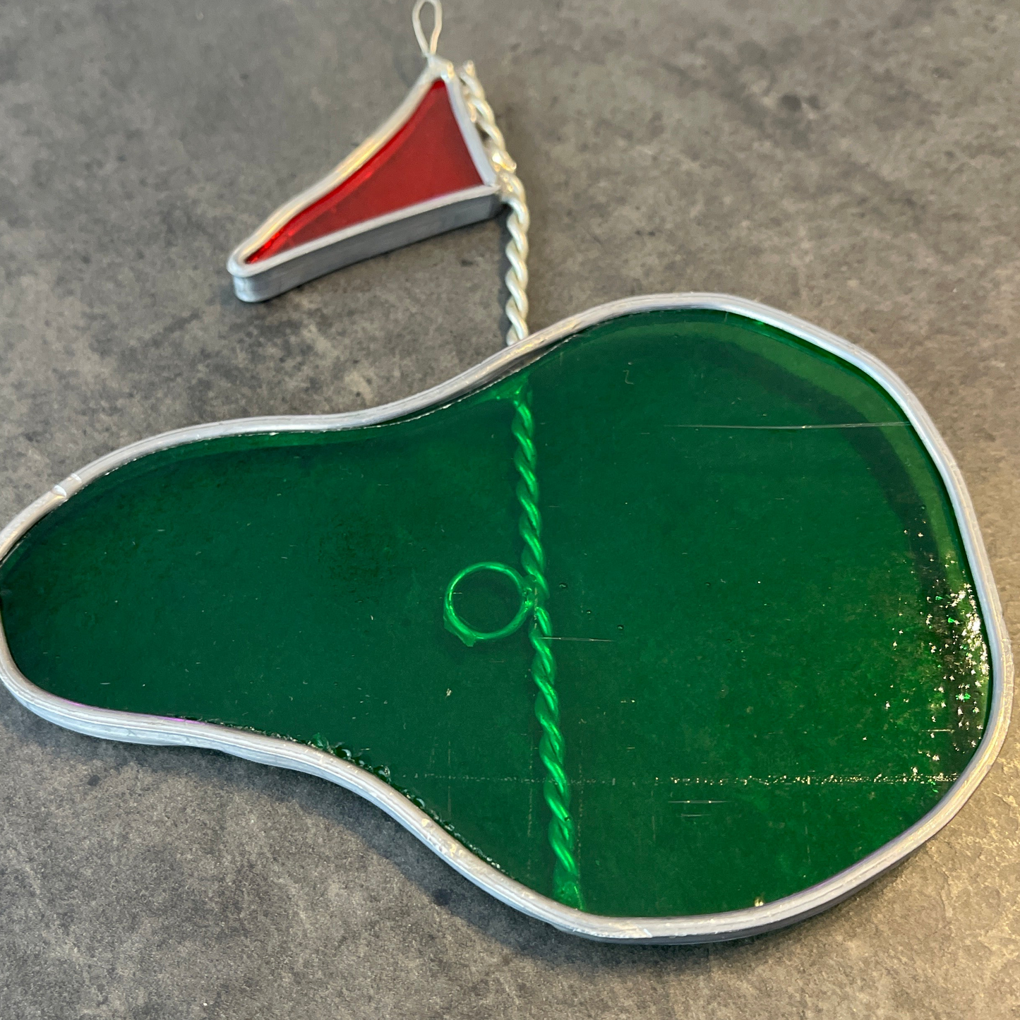 Stained Glass Golf Sun-catcher