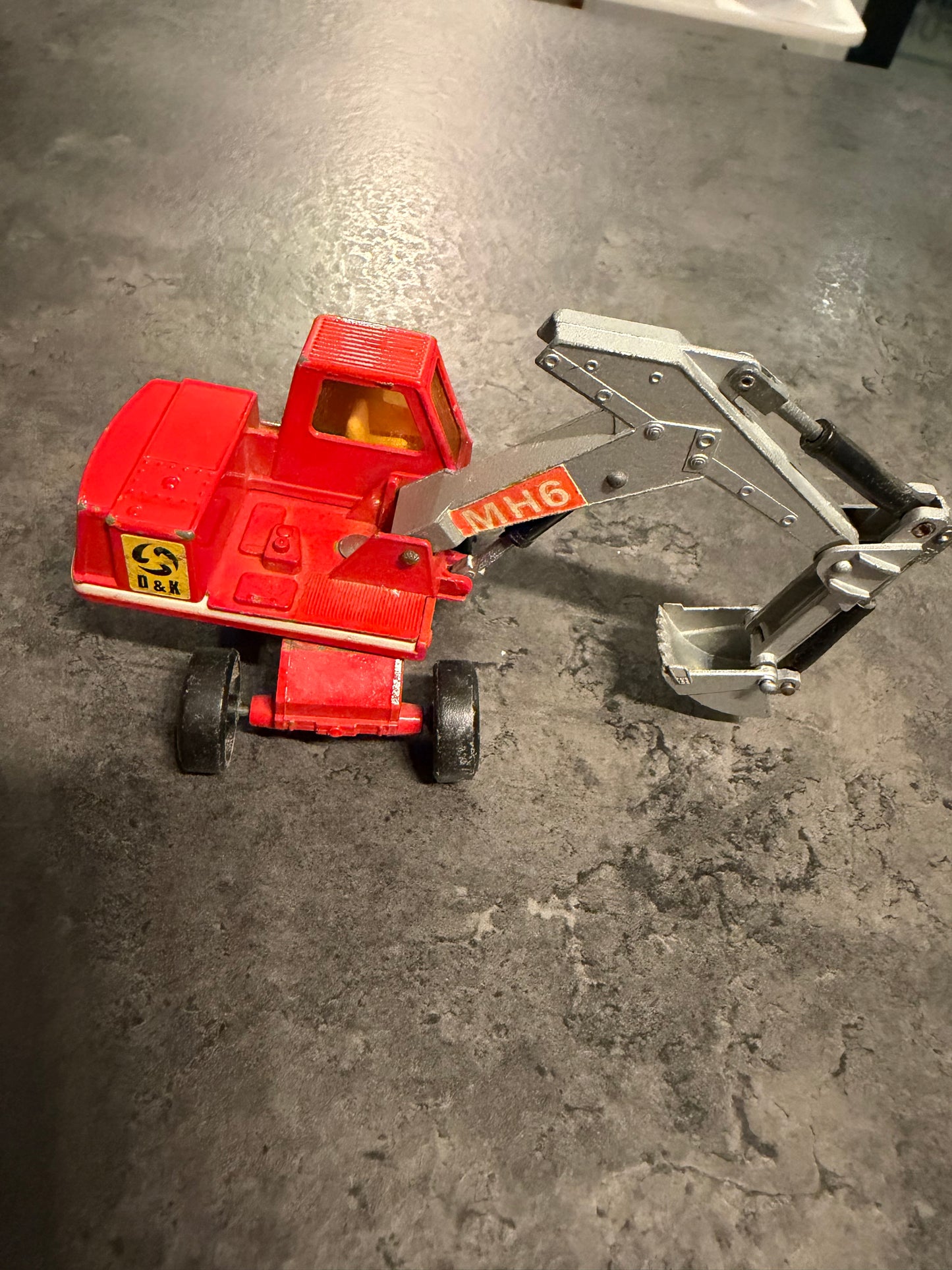 1970 Matchbox Super Kings K-1 Hydraulic Excavator