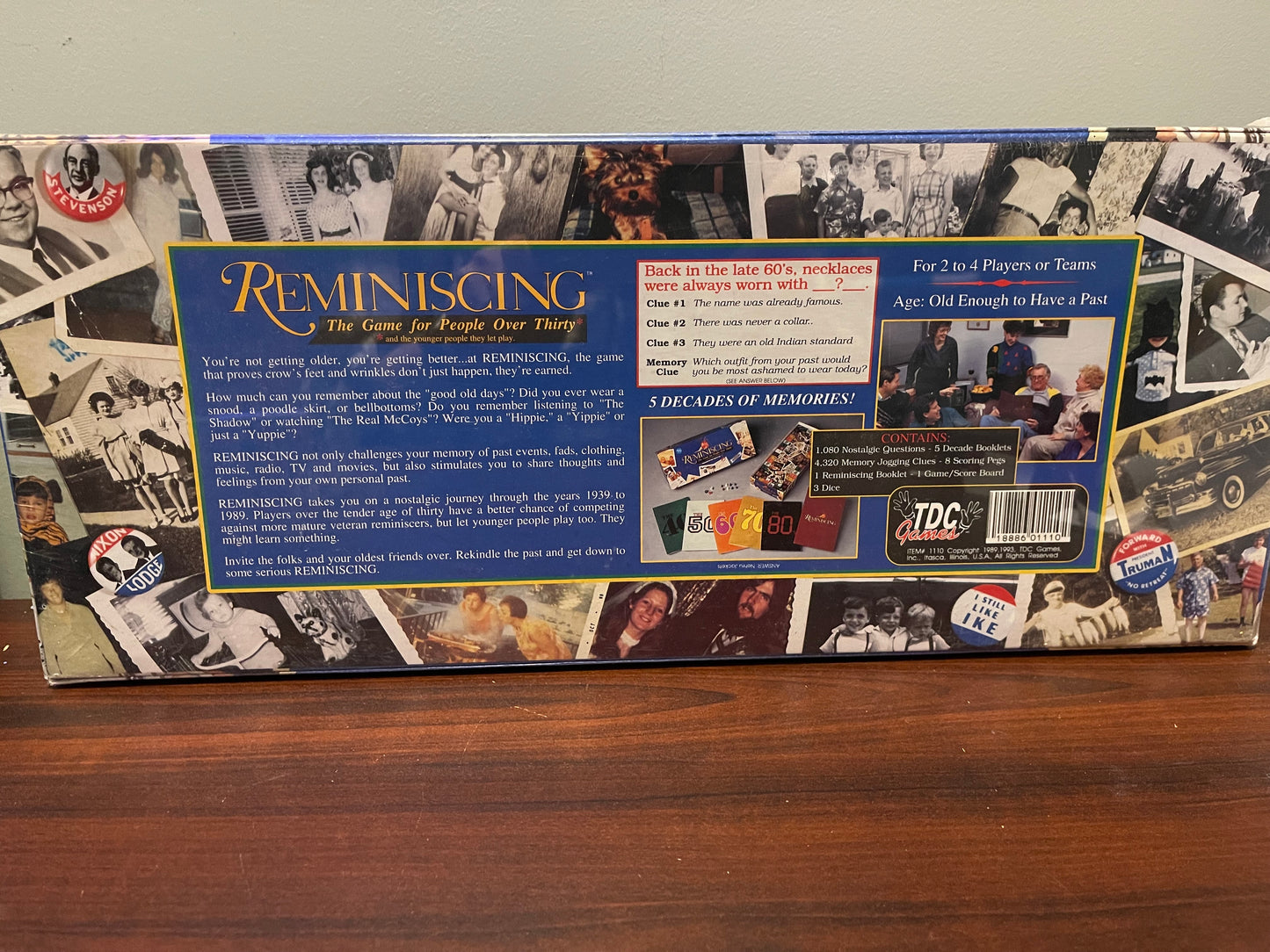 Reminiscing Board Game