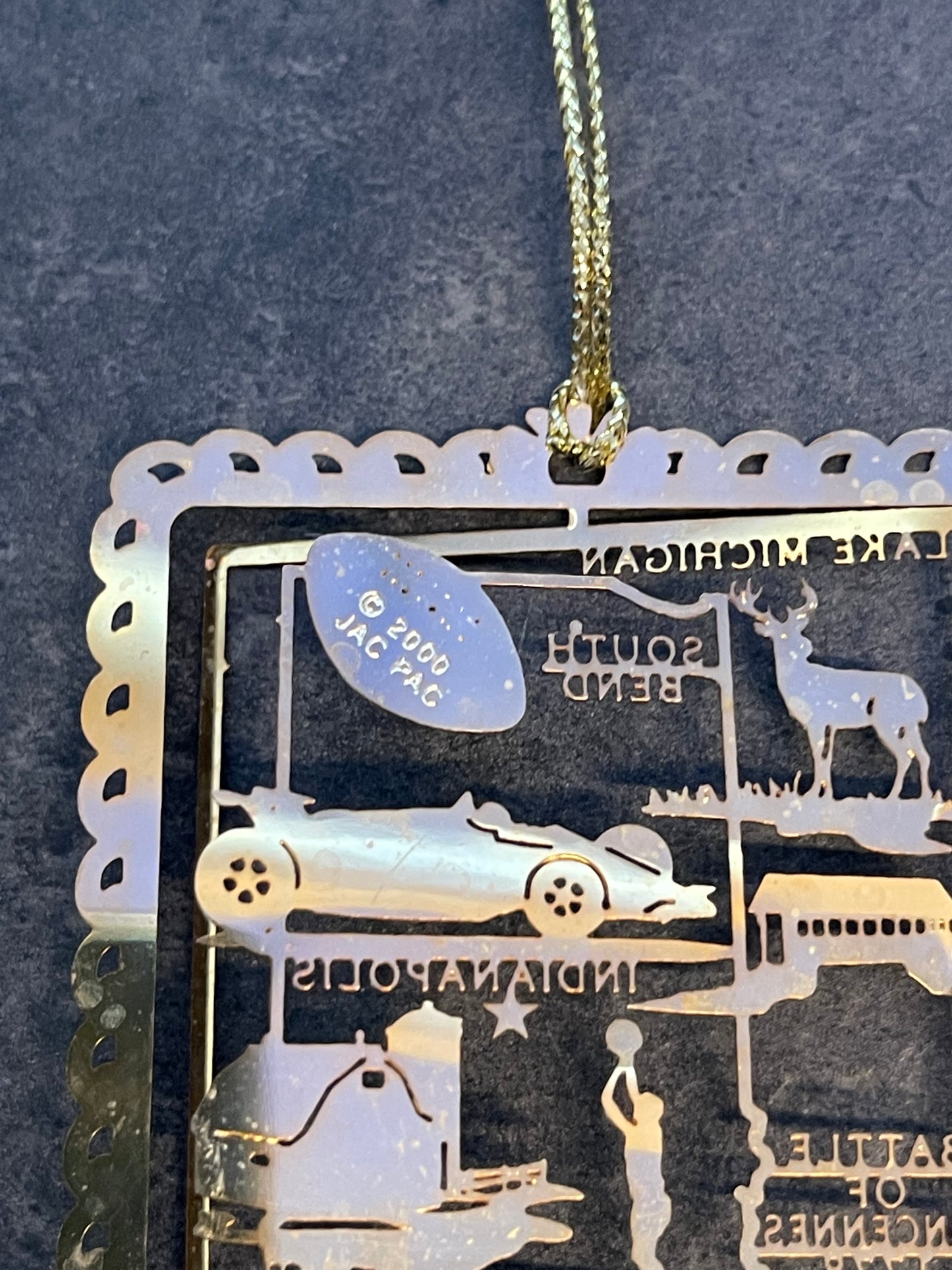 Brass Indiana Ornament