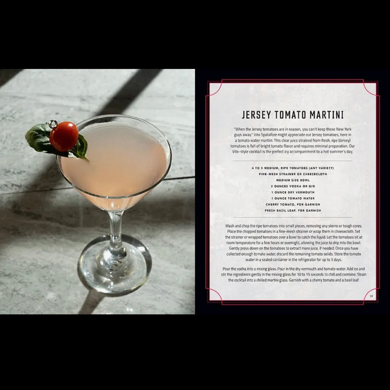 Sopranos Official Cocktail Book