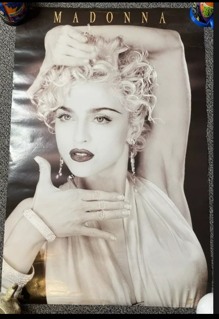 Framed Madonna Poster