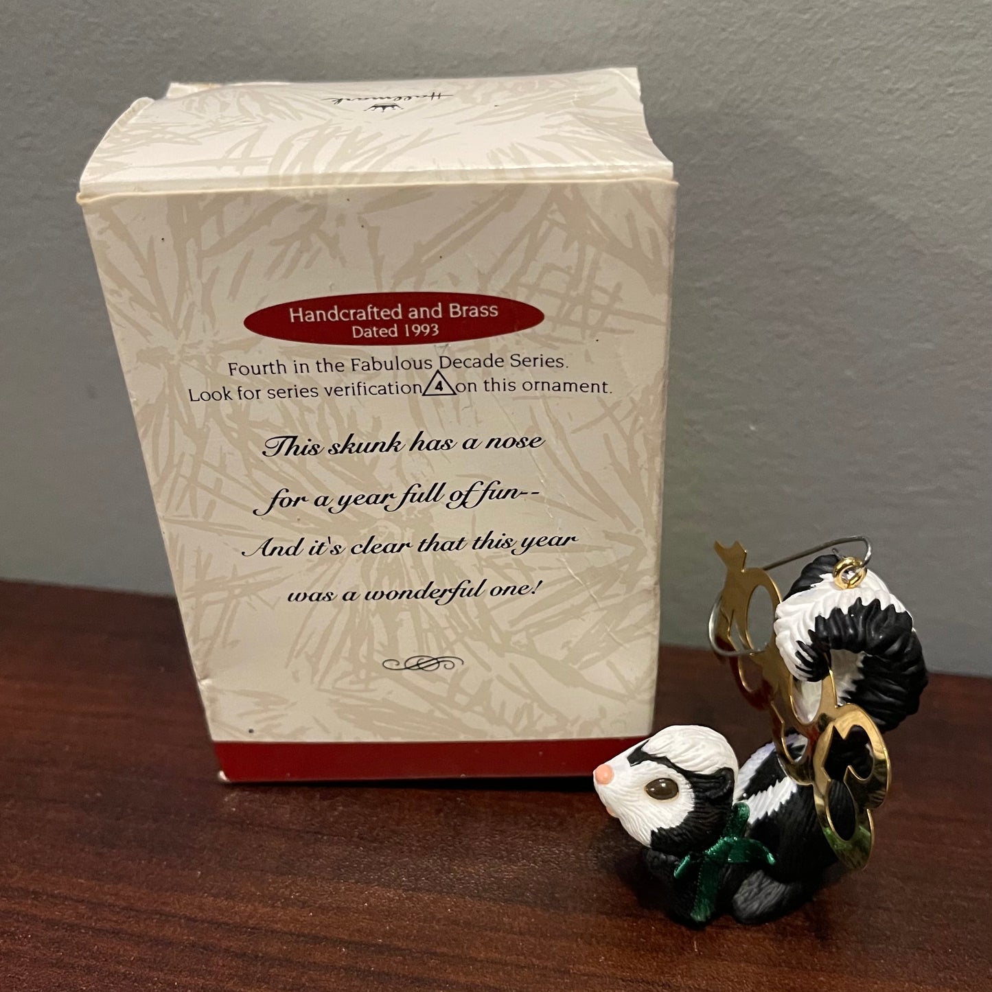 Hallmark 1993 Fabulous Decade Ornament