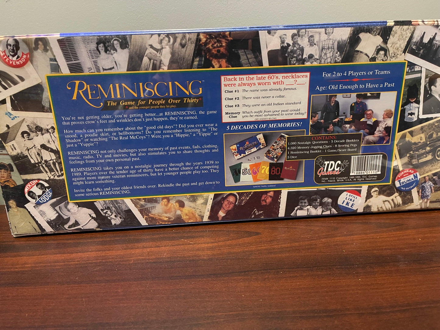 Reminiscing Board Game