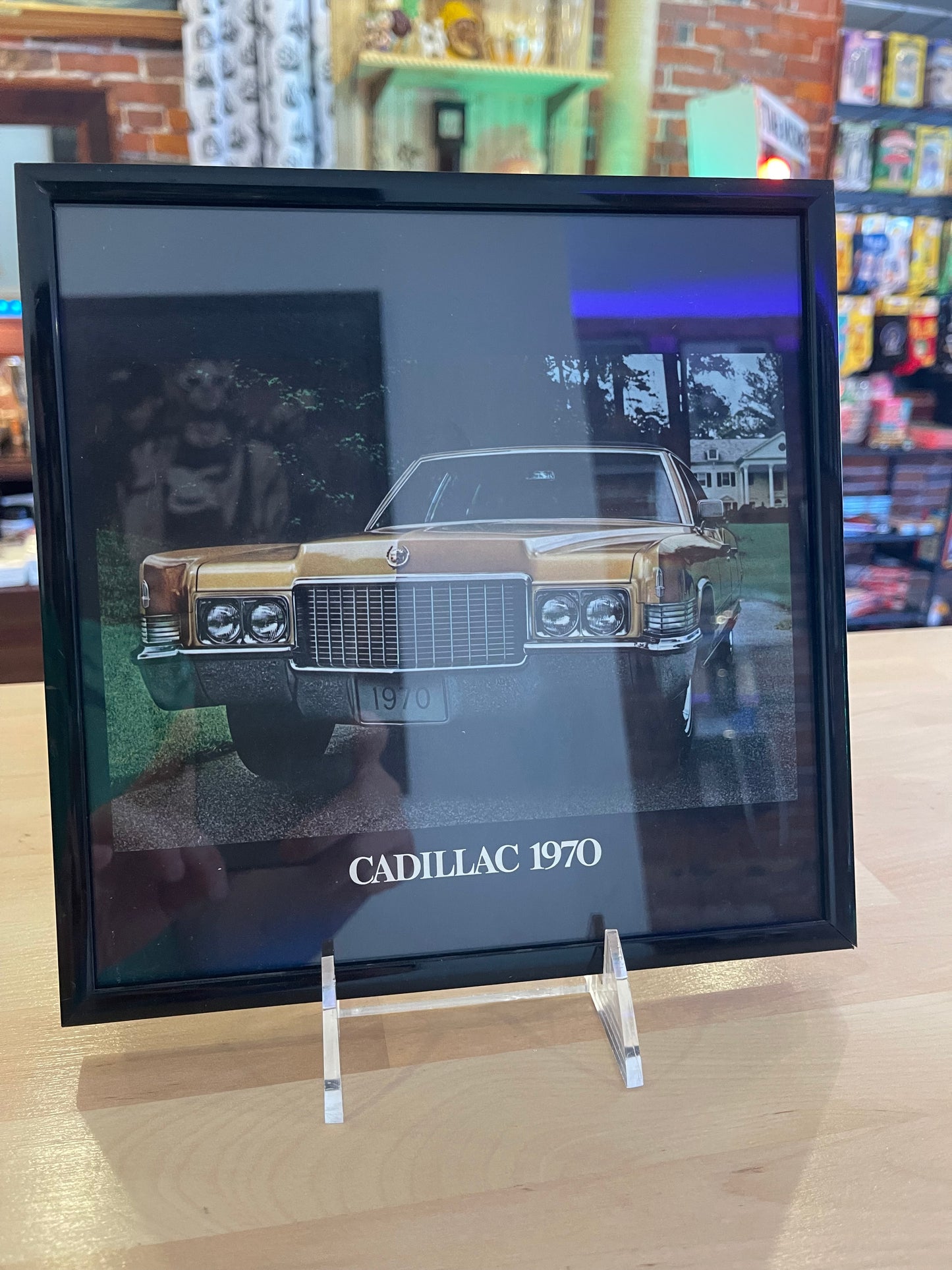 Framed Cadillac Ad 1970