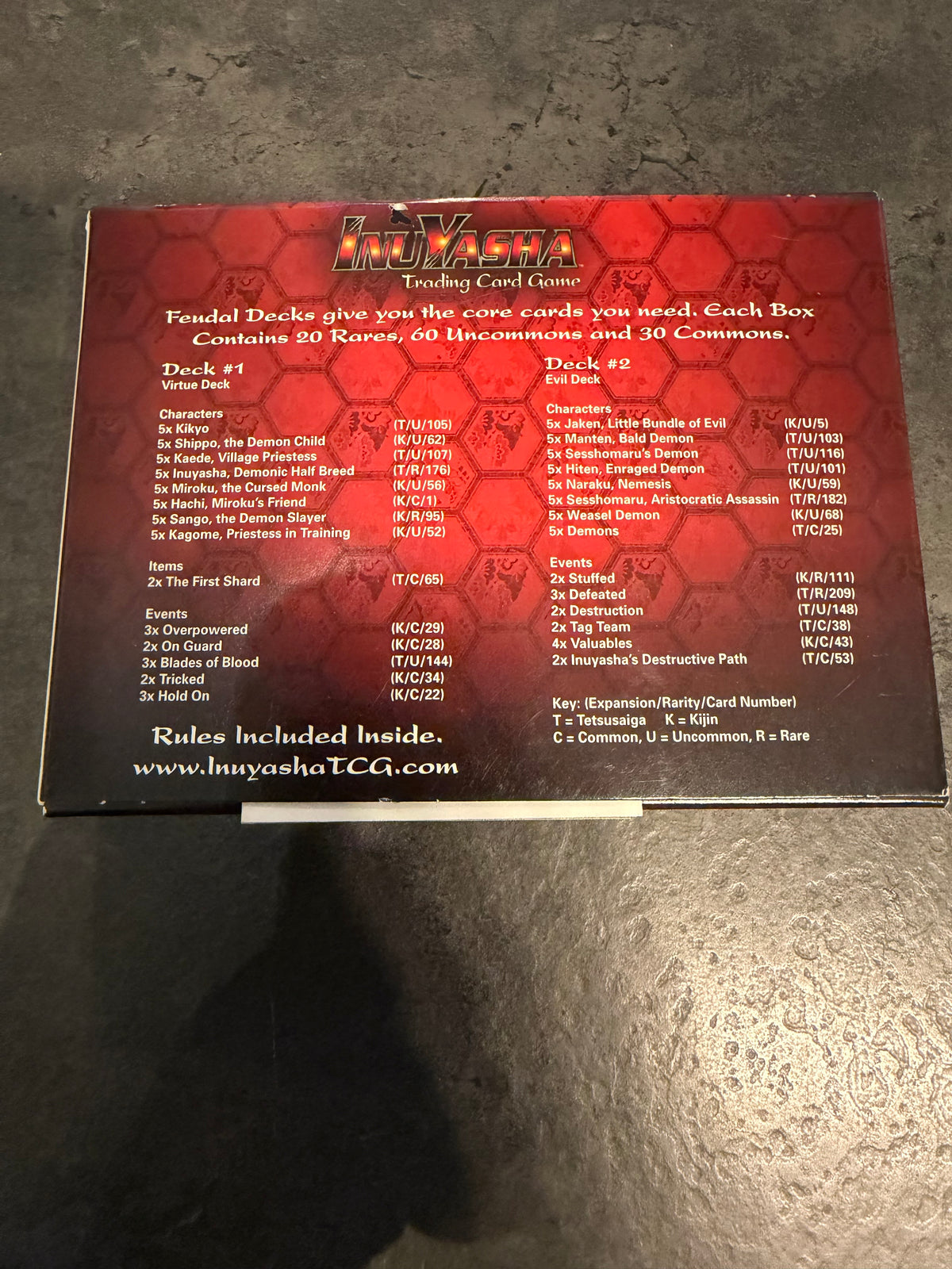 InuYasha Trading Card Game - Feudal Decks