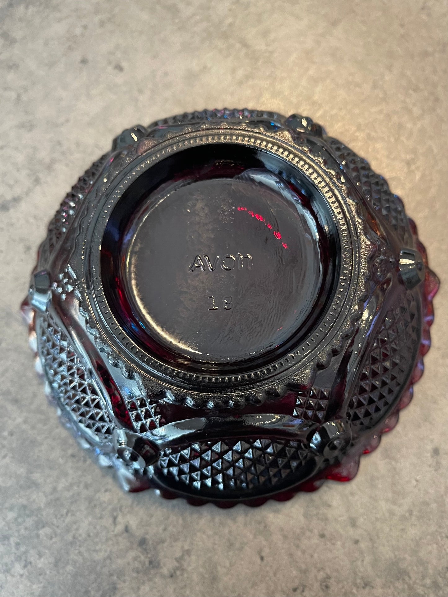 Avon Ruby Red Small Bowl