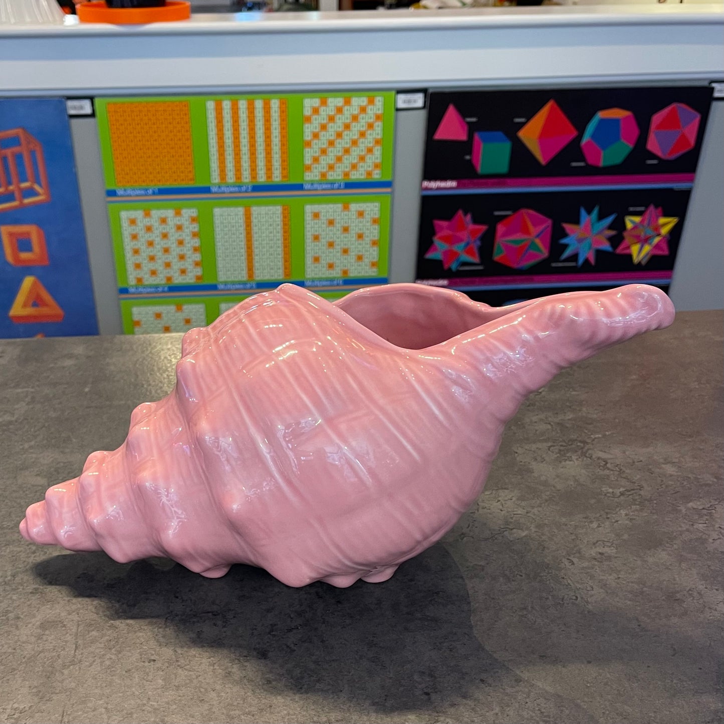 Ceramic Seashell Planter