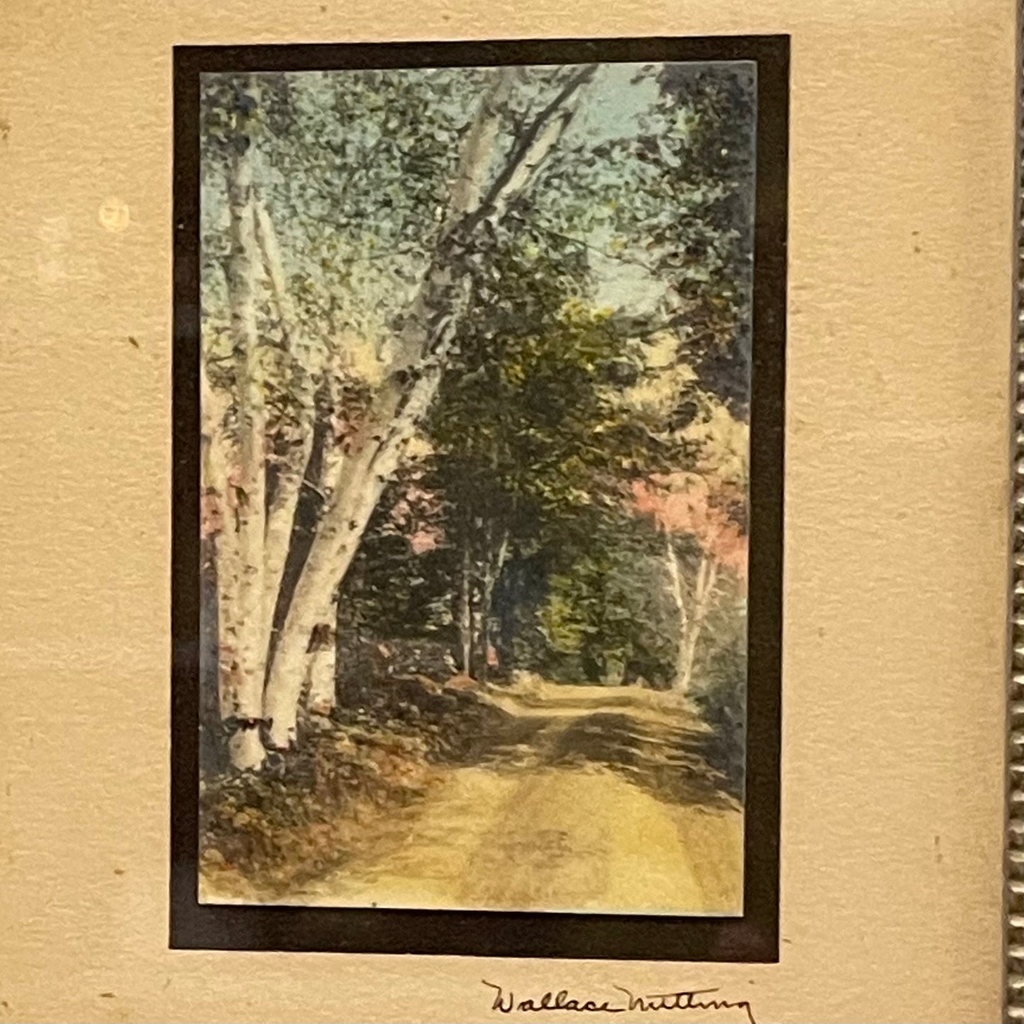 Pair of Wallace Nutting Painted Photographs