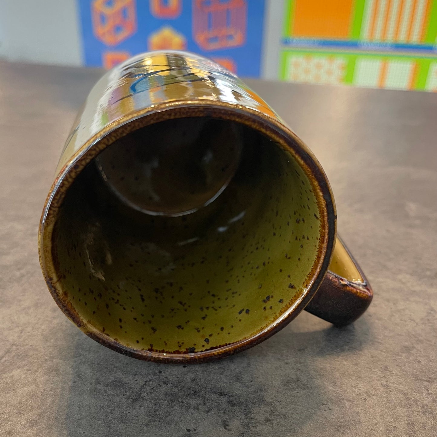 Japanese Stoneware Strawberry Mug