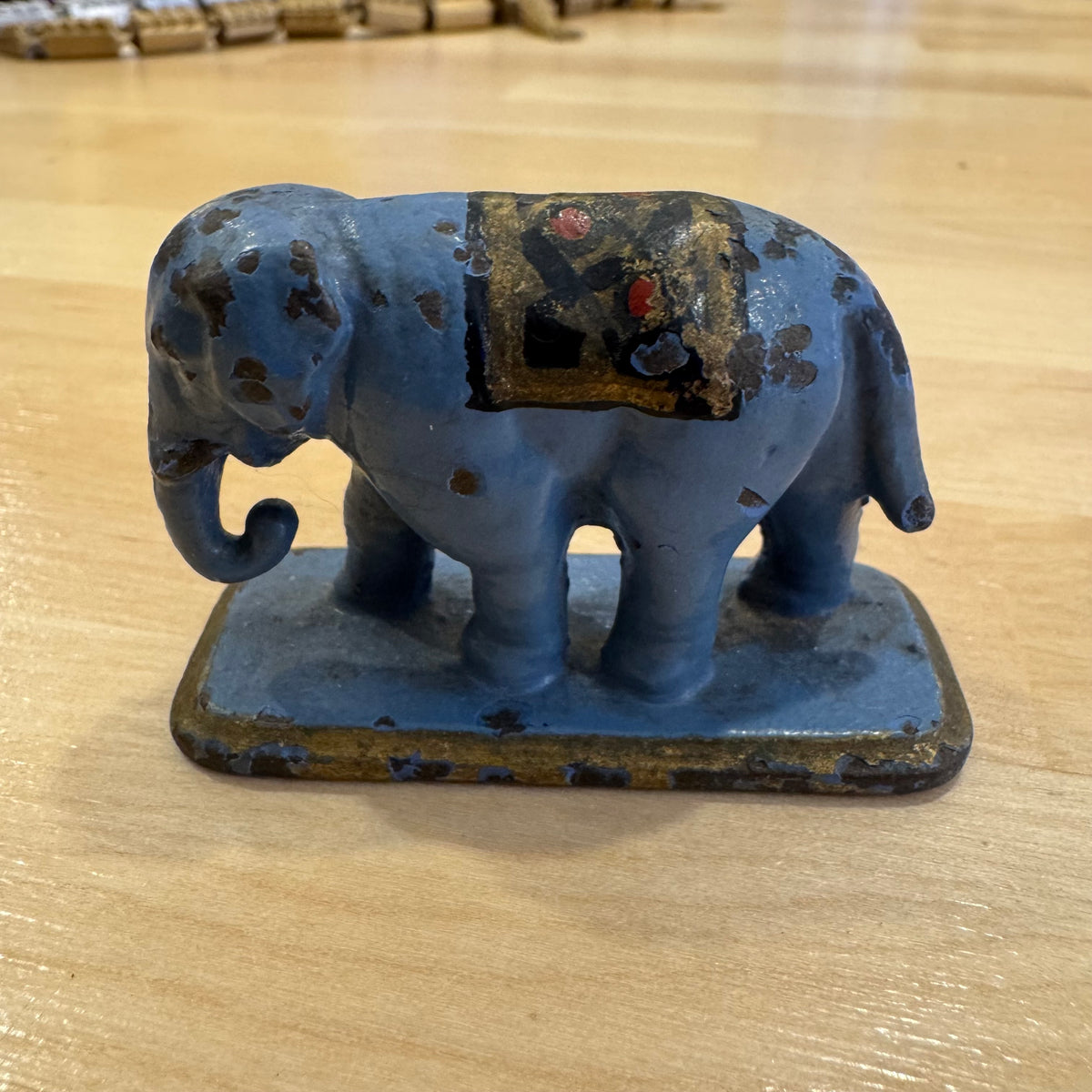 Metal Elephant Figure