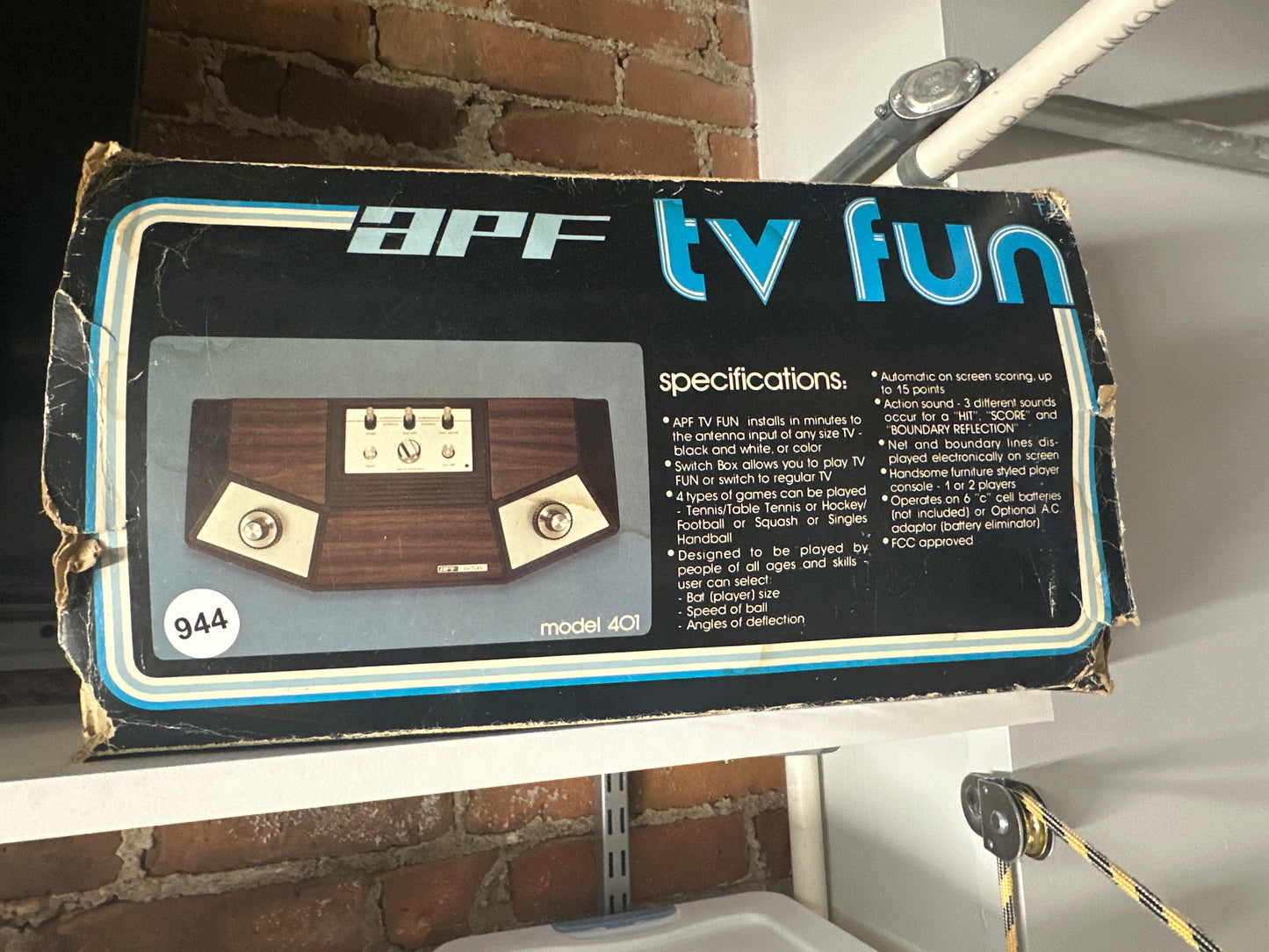 PONG - APF TV Game Console