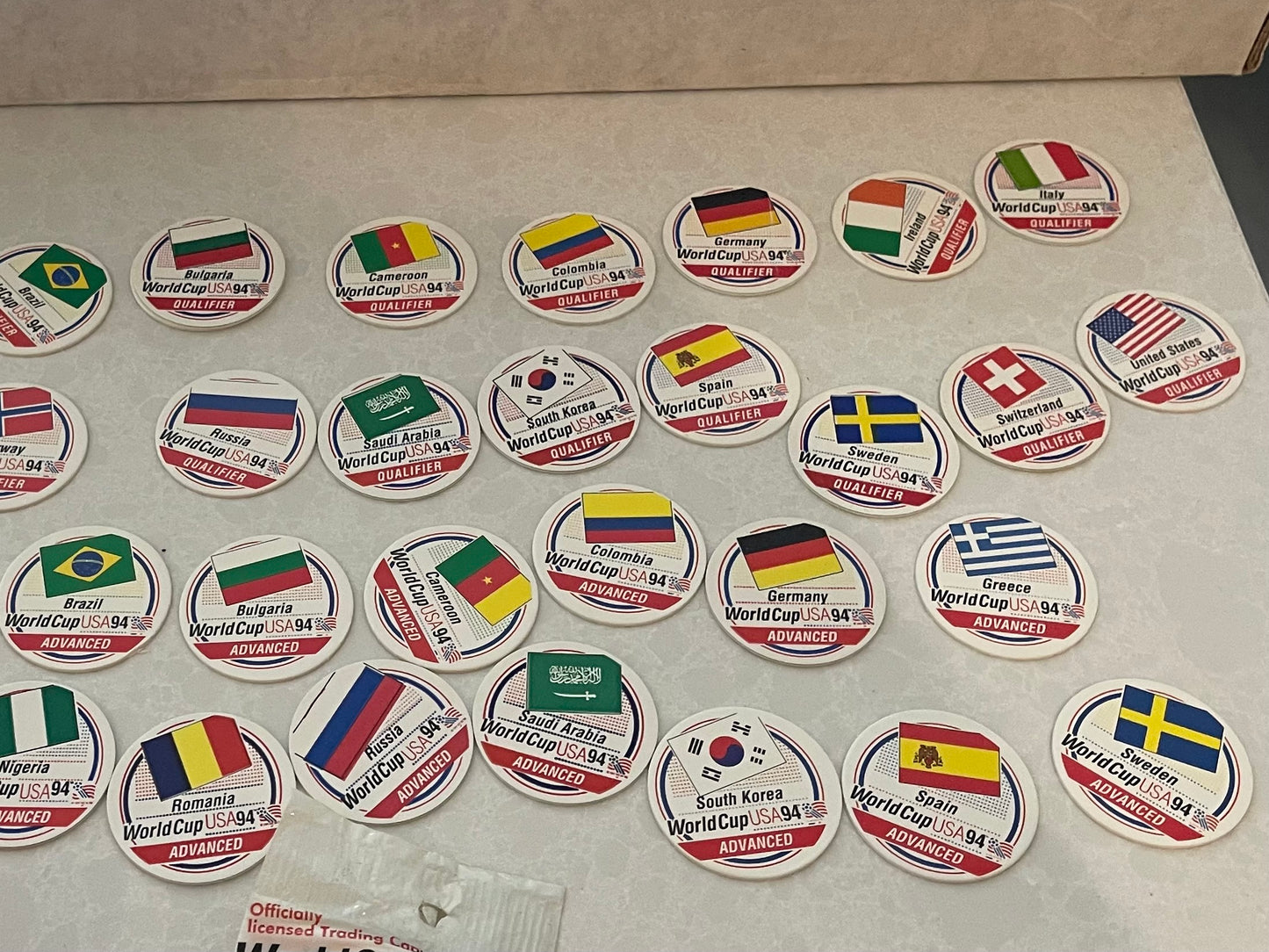 Set of 40 World Cup Pogs