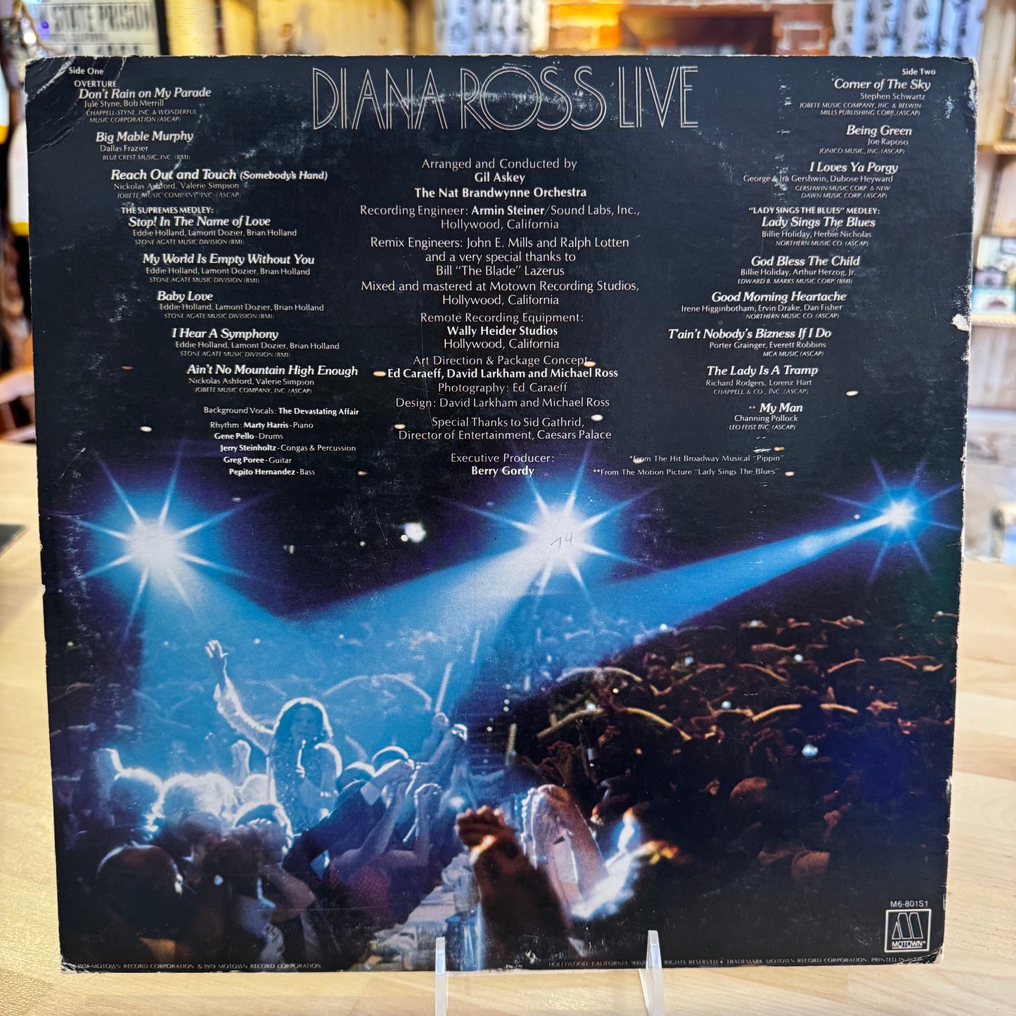 Diana Ross 'Live at Caersar's Palace' Vinyl