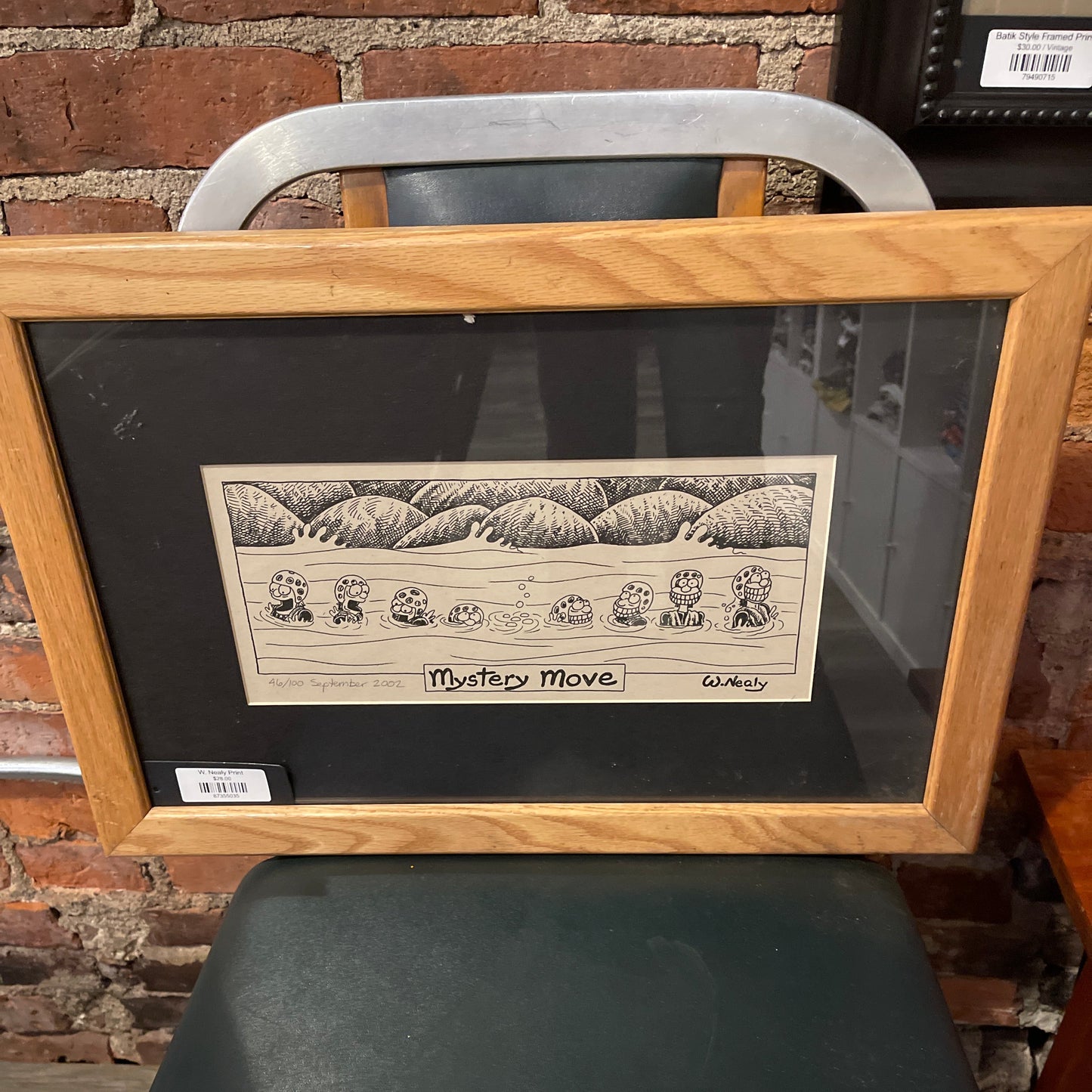 W. Nealy Print Comic Print "Mystery Move"