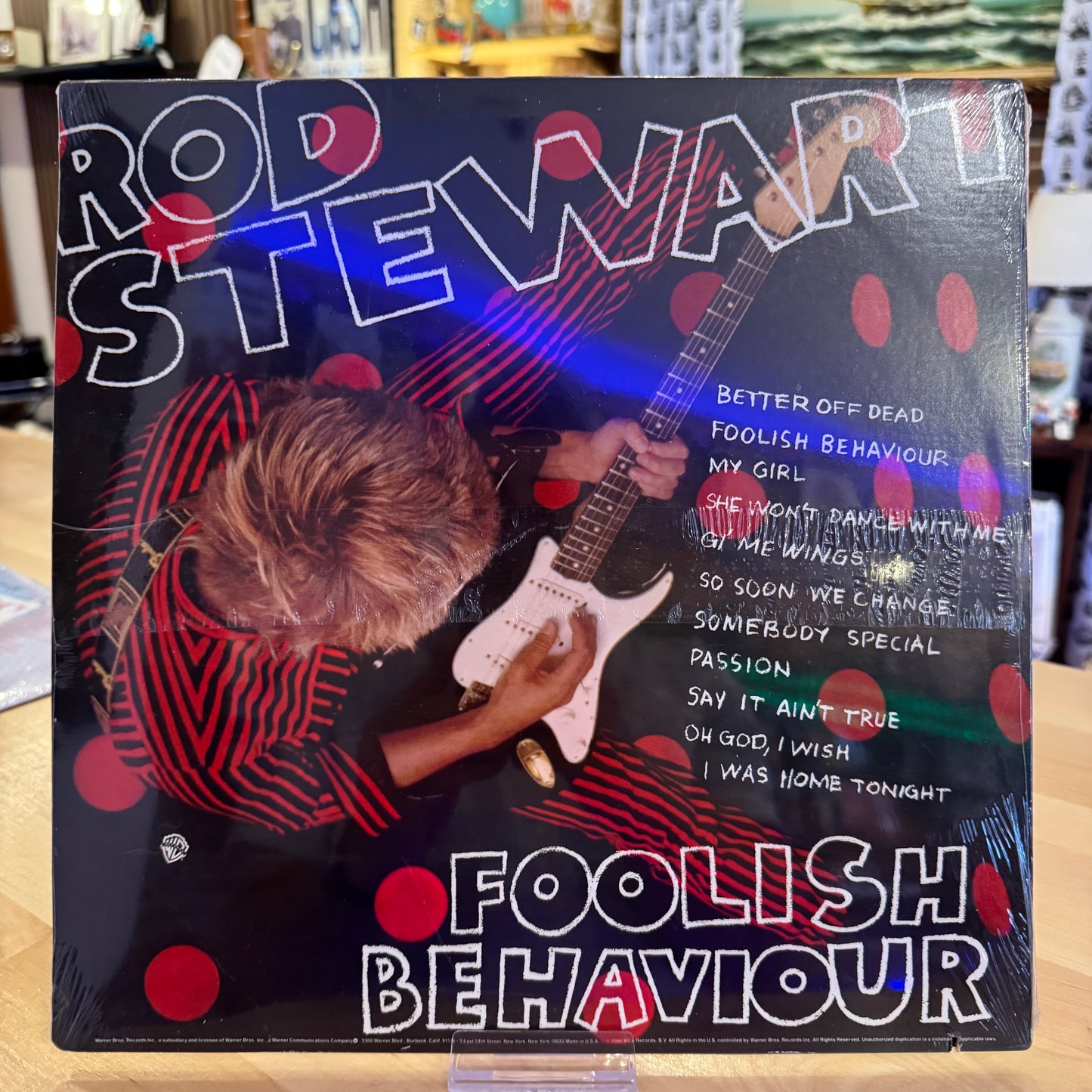 Rod Stewart 'Foolish Behavior' Vinyl