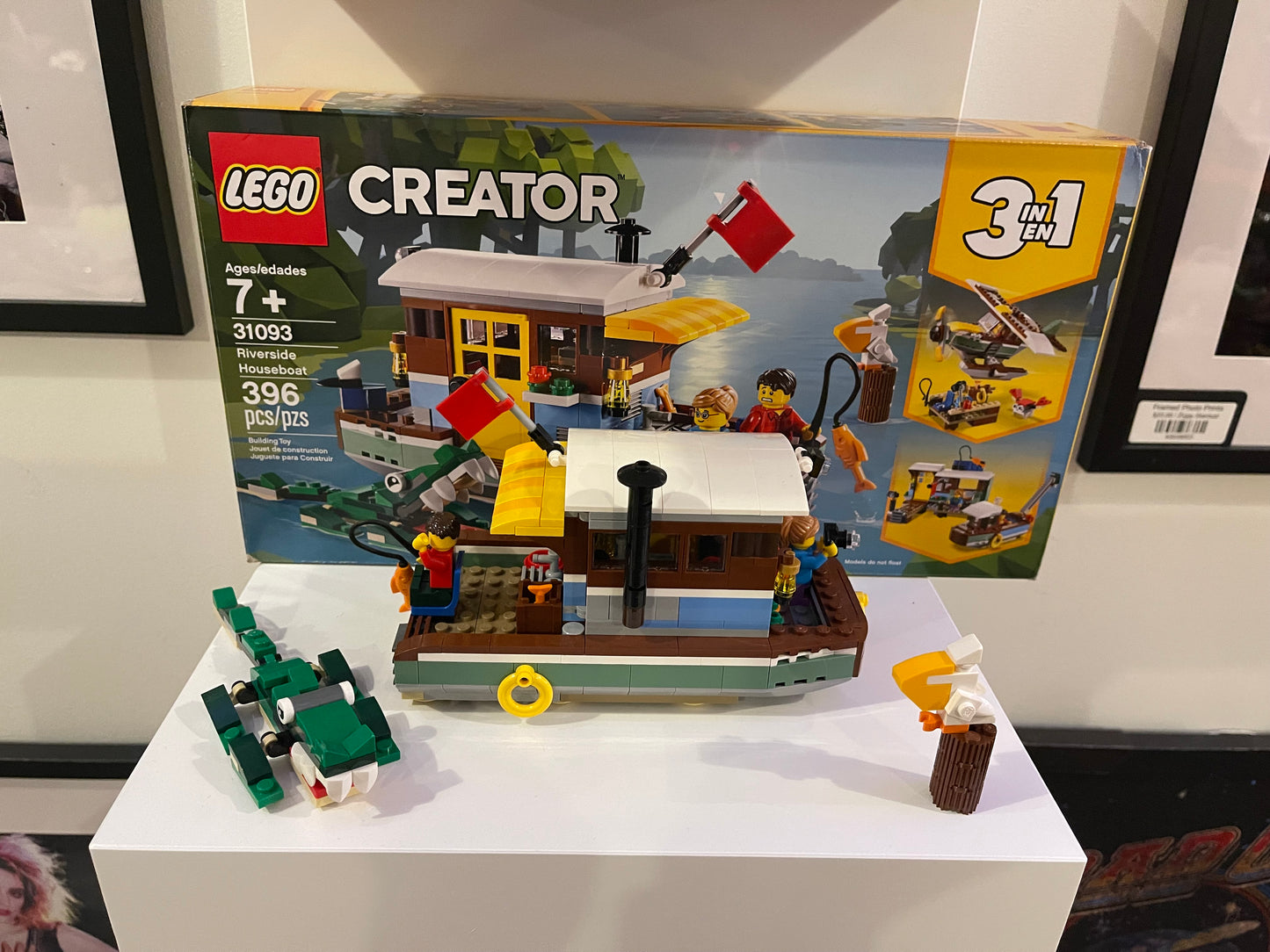 LEGO Creator Riverside Houseboat Set 31093 (complete)
