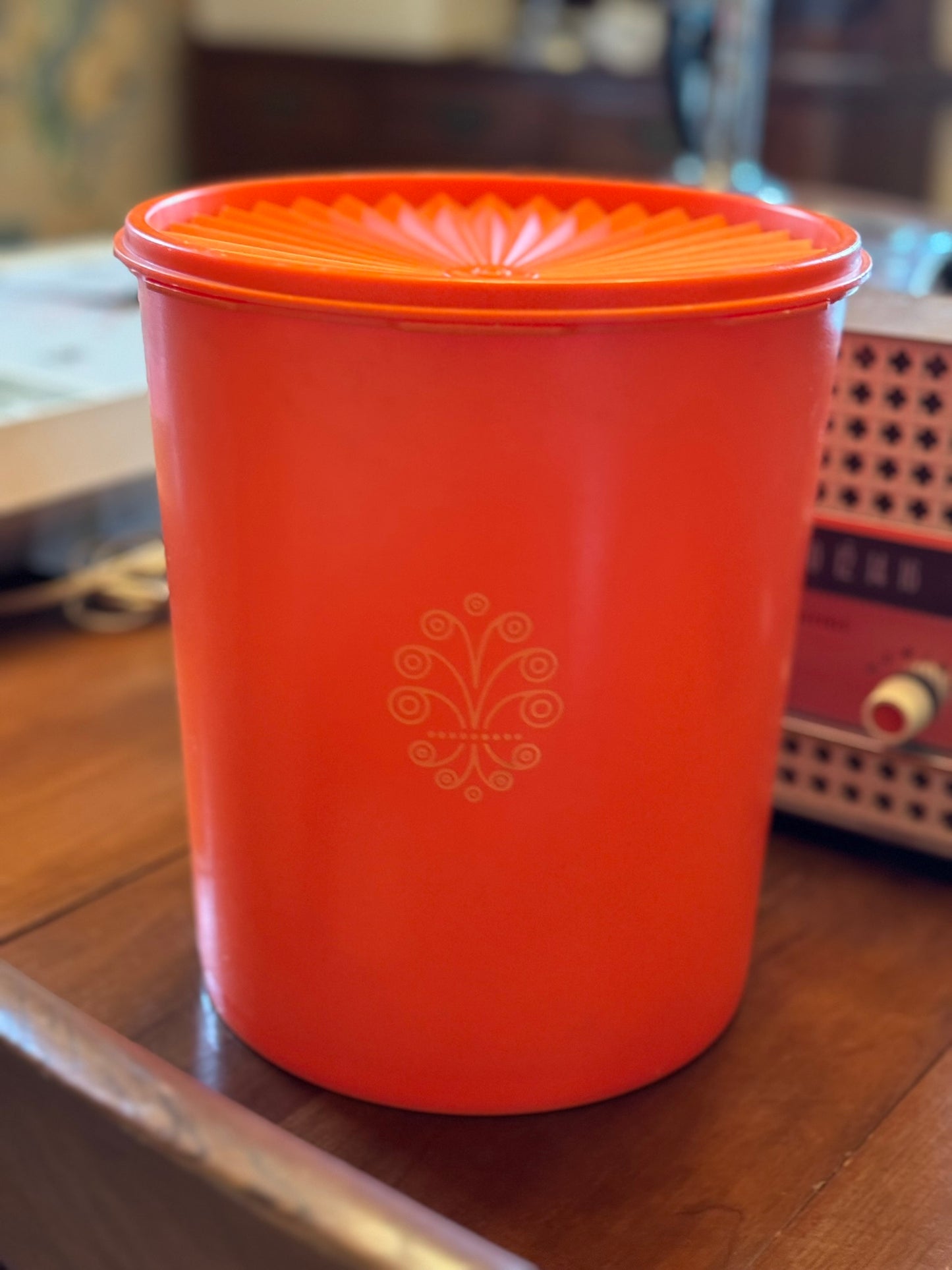 Orange Tupperware