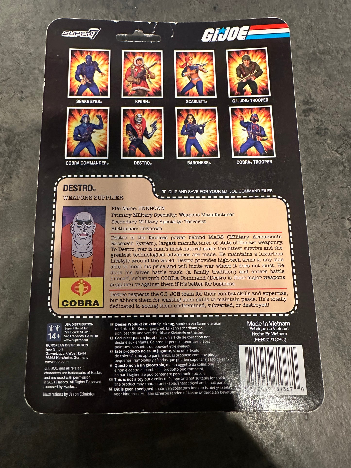 GI Joe: Destro - Weapons Supplier