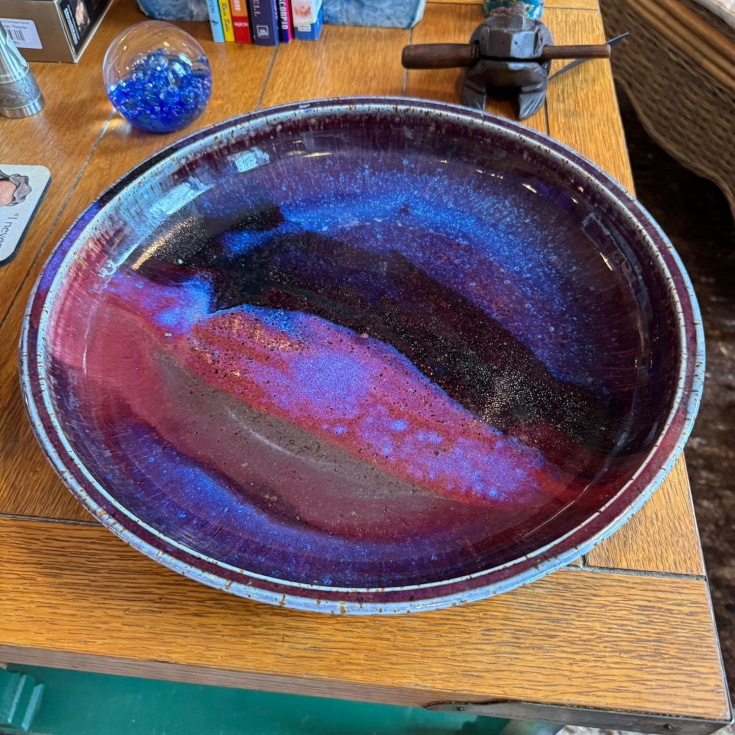 Purple Pottery Platter