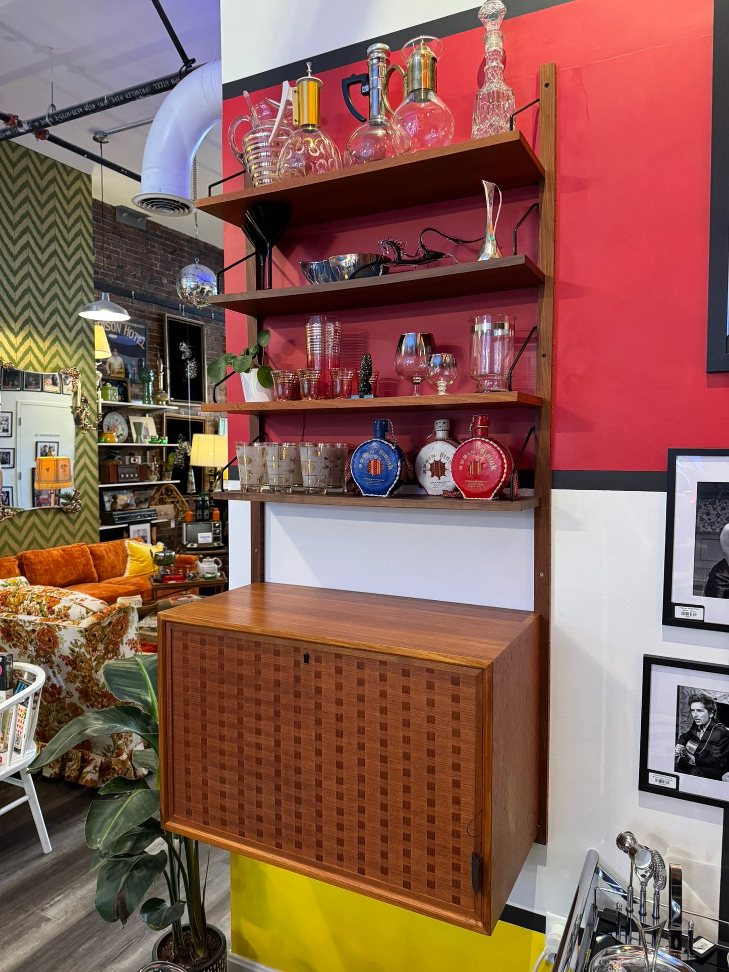 Mid-Century Danish Teak Wall Unit by Poul Cadovius