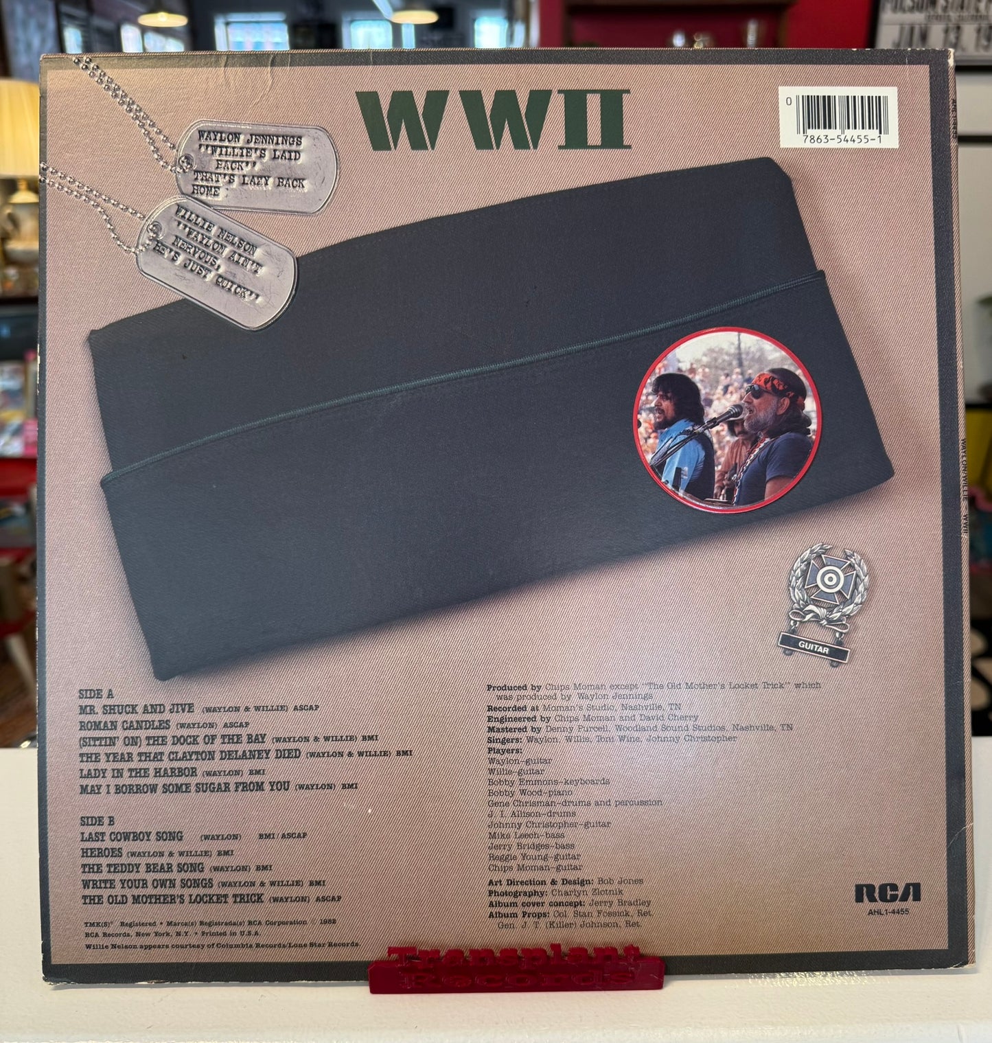 Waylon and Willie "WWII" Vinyl